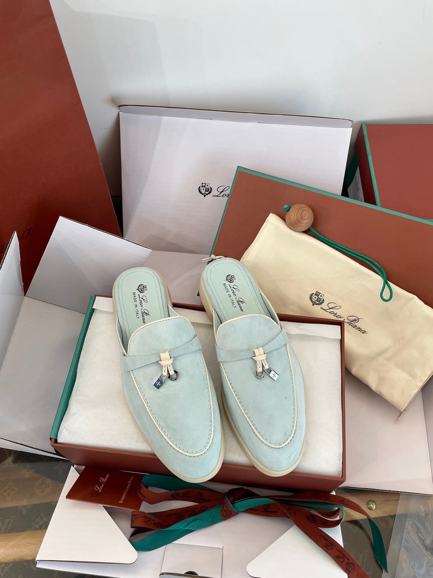 LORO P SUMMER CHARMS MULES