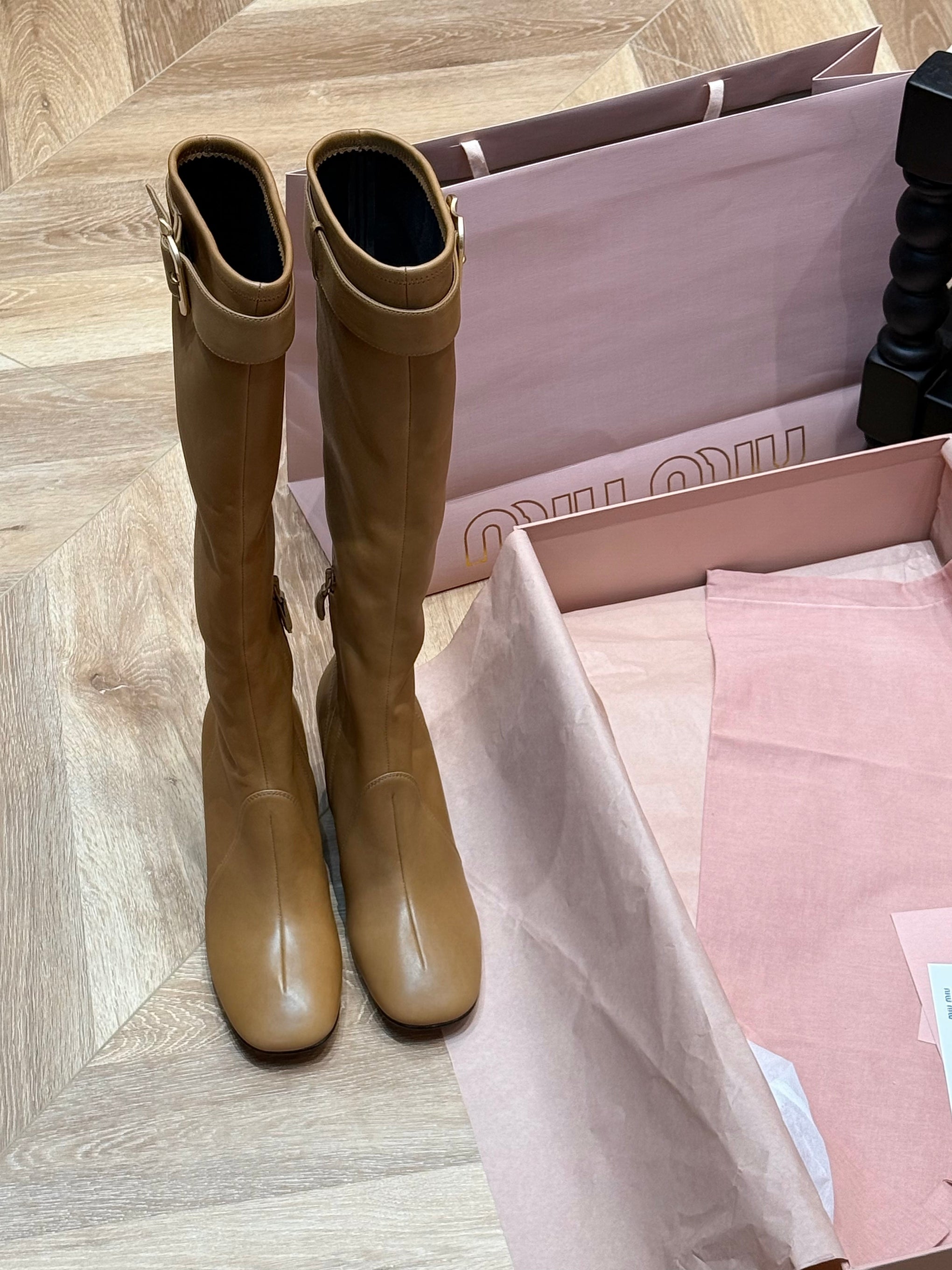 MIU M BOOTS