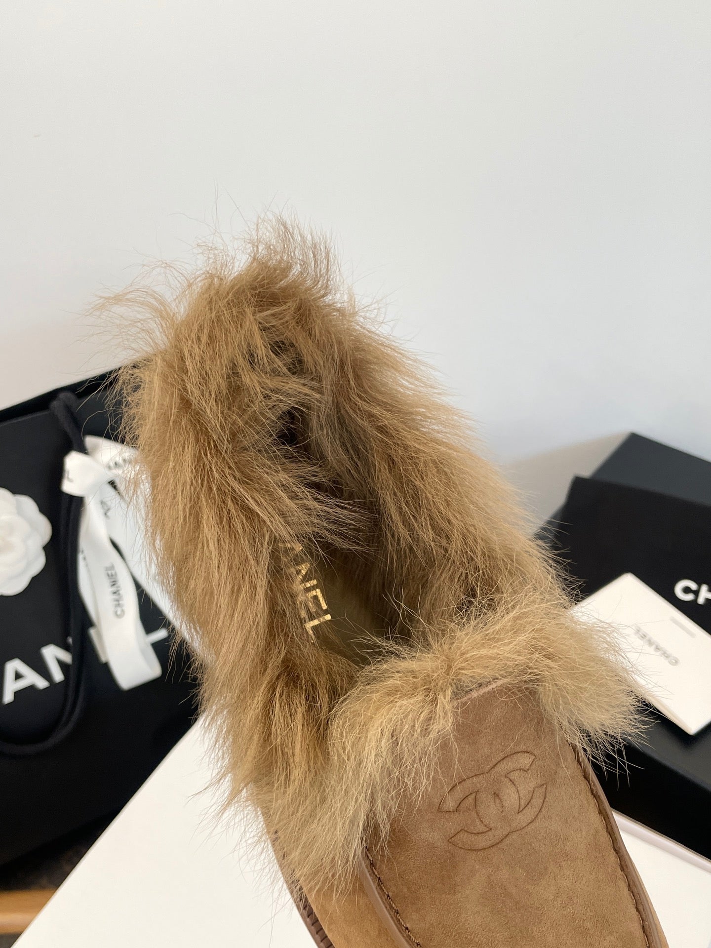 CC FUR LOAFERS