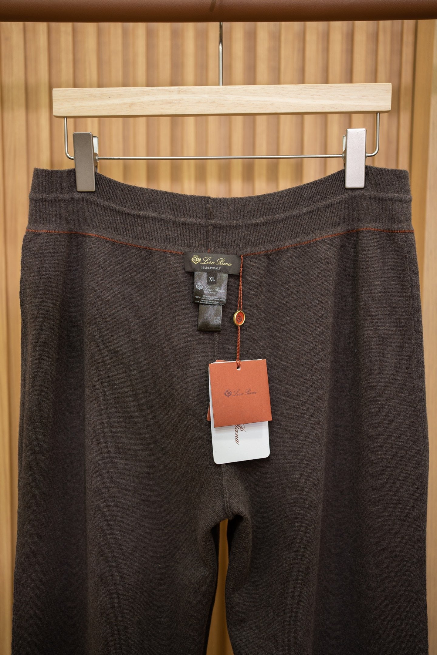 LORO P MERINO WOOL TROUSERS