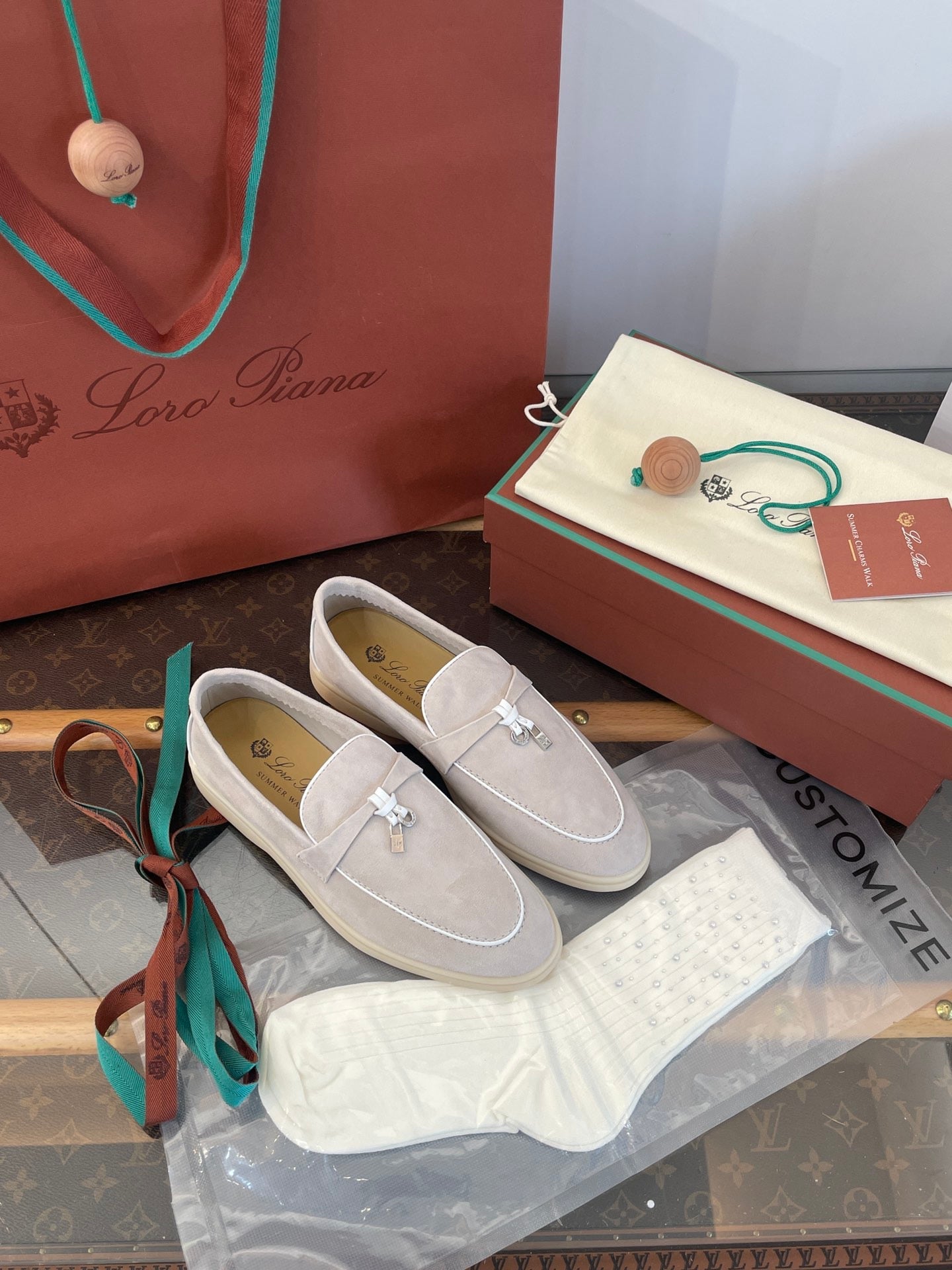 LORO P SUMMER CHARMS LOAFERS