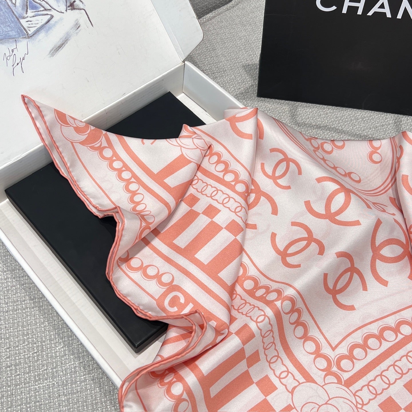 CC SILK SCARF