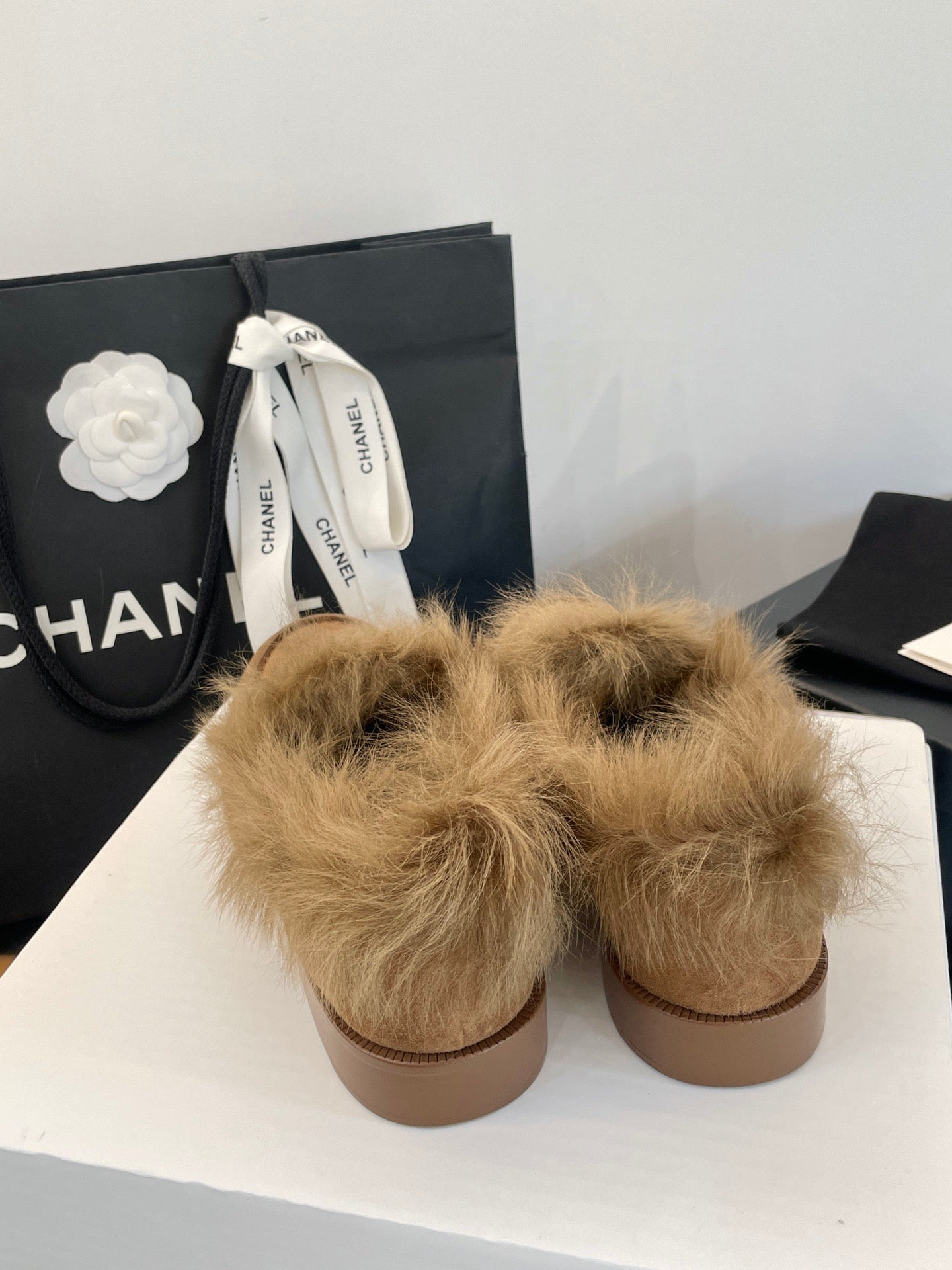 CC FUR LOAFERS