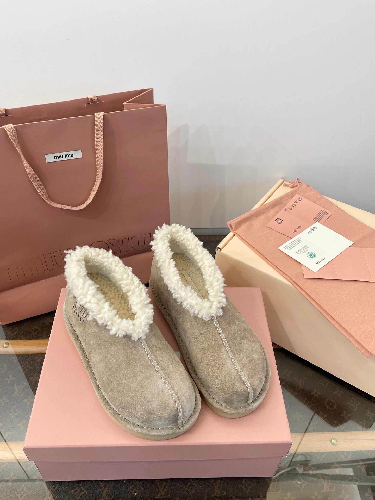 MIU M BOOTS