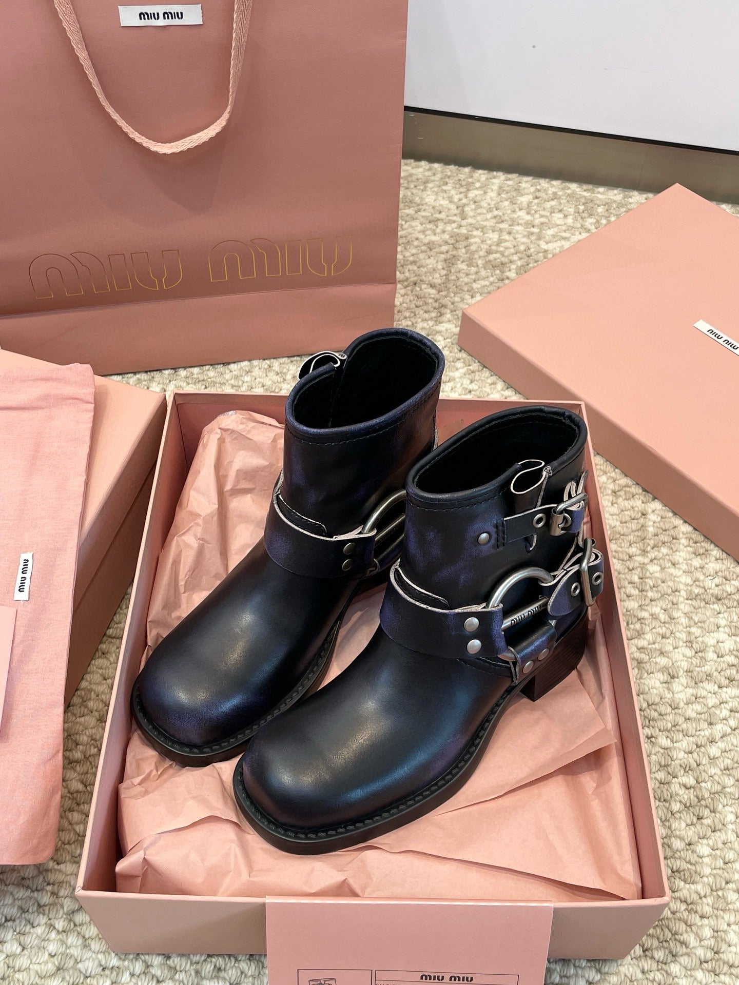MIU M BOOTS
