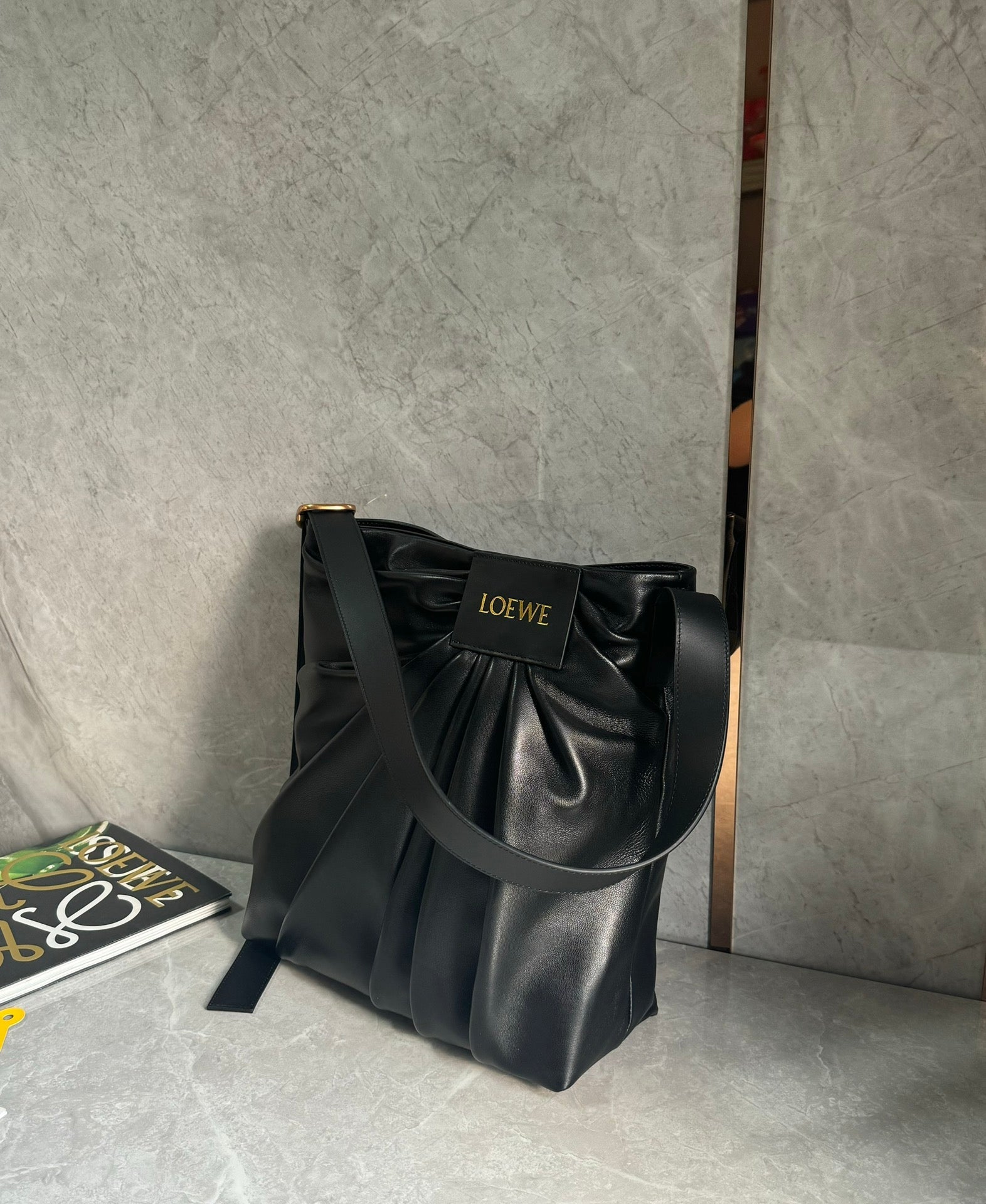 LOEW DRAPED TOTE BAG