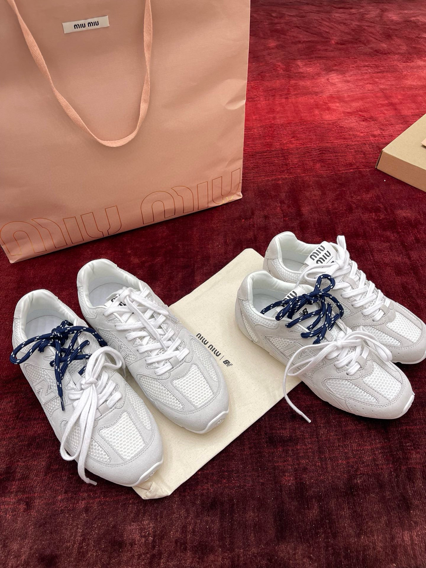MIU M x NEW BALANCE TRAINERS