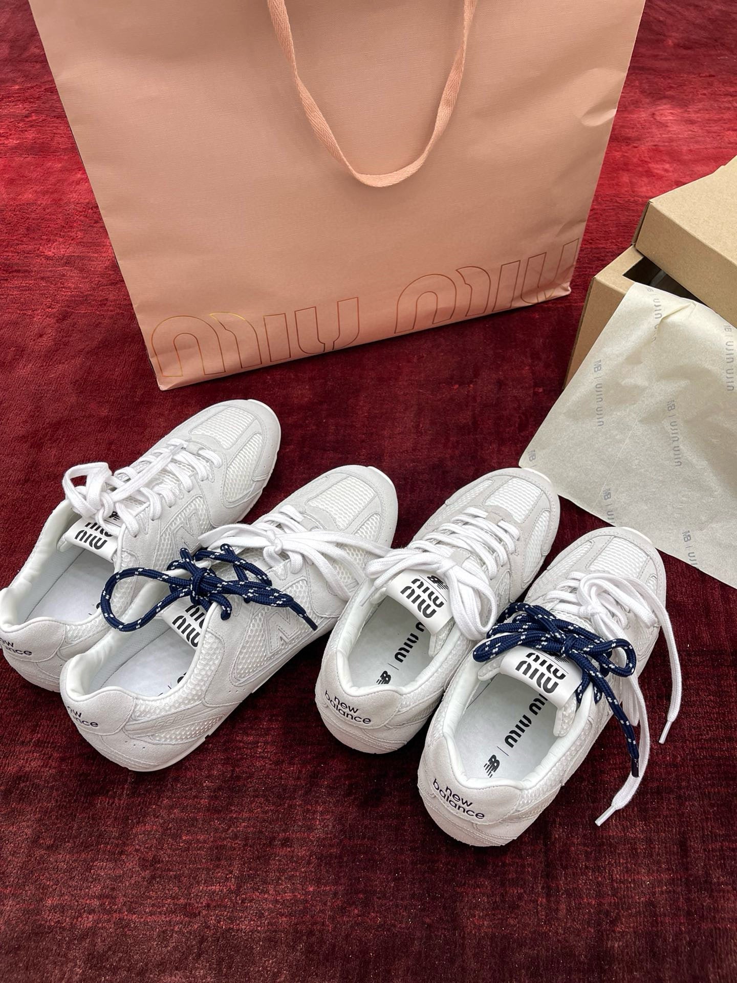 MIU M x NEW BALANCE TRAINERS