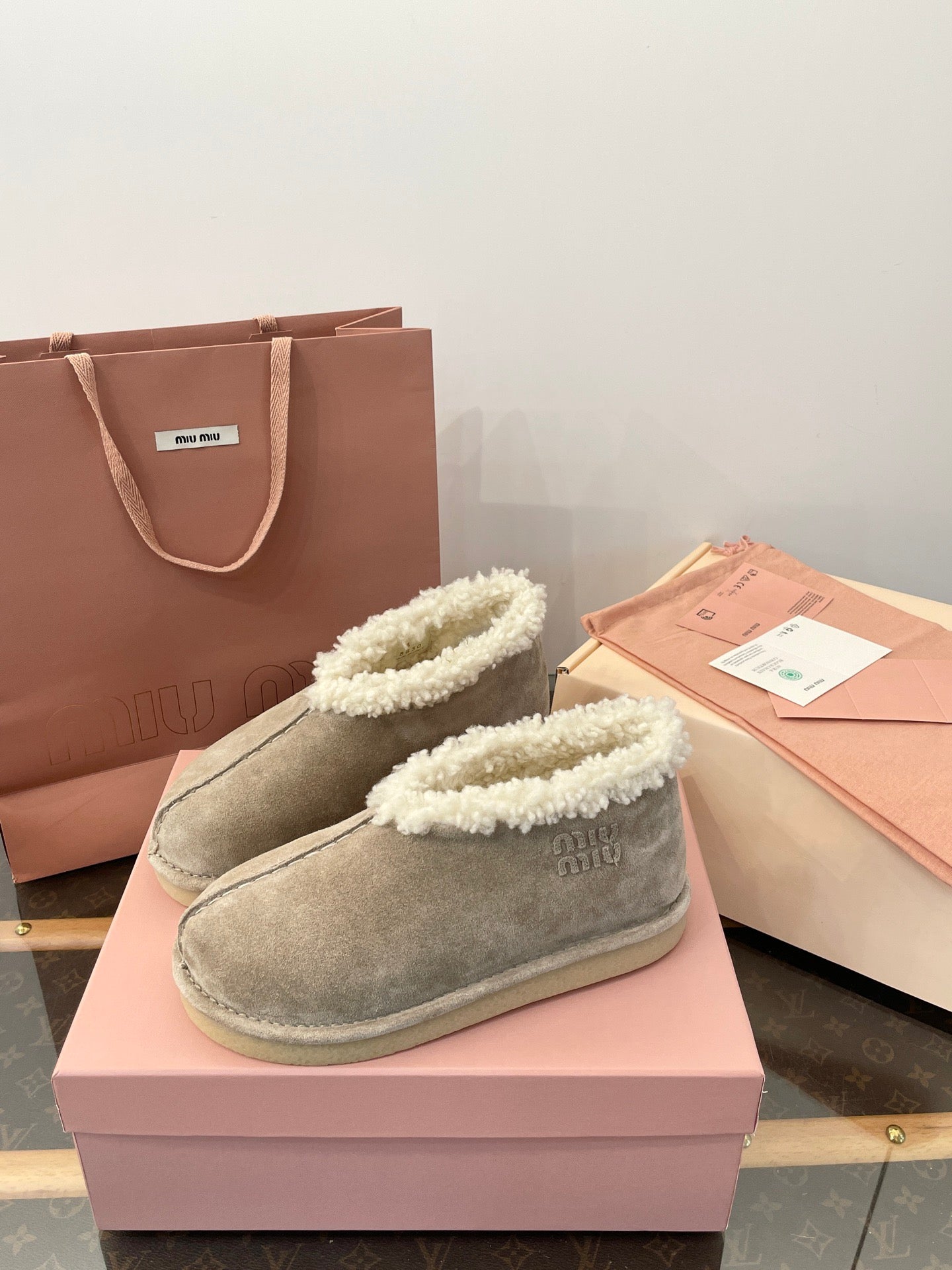 MIU M BOOTS