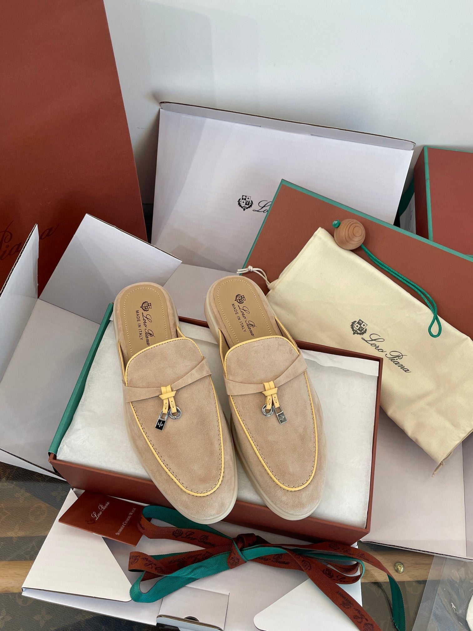 LORO P SUMMER CHARMS LOAFERS