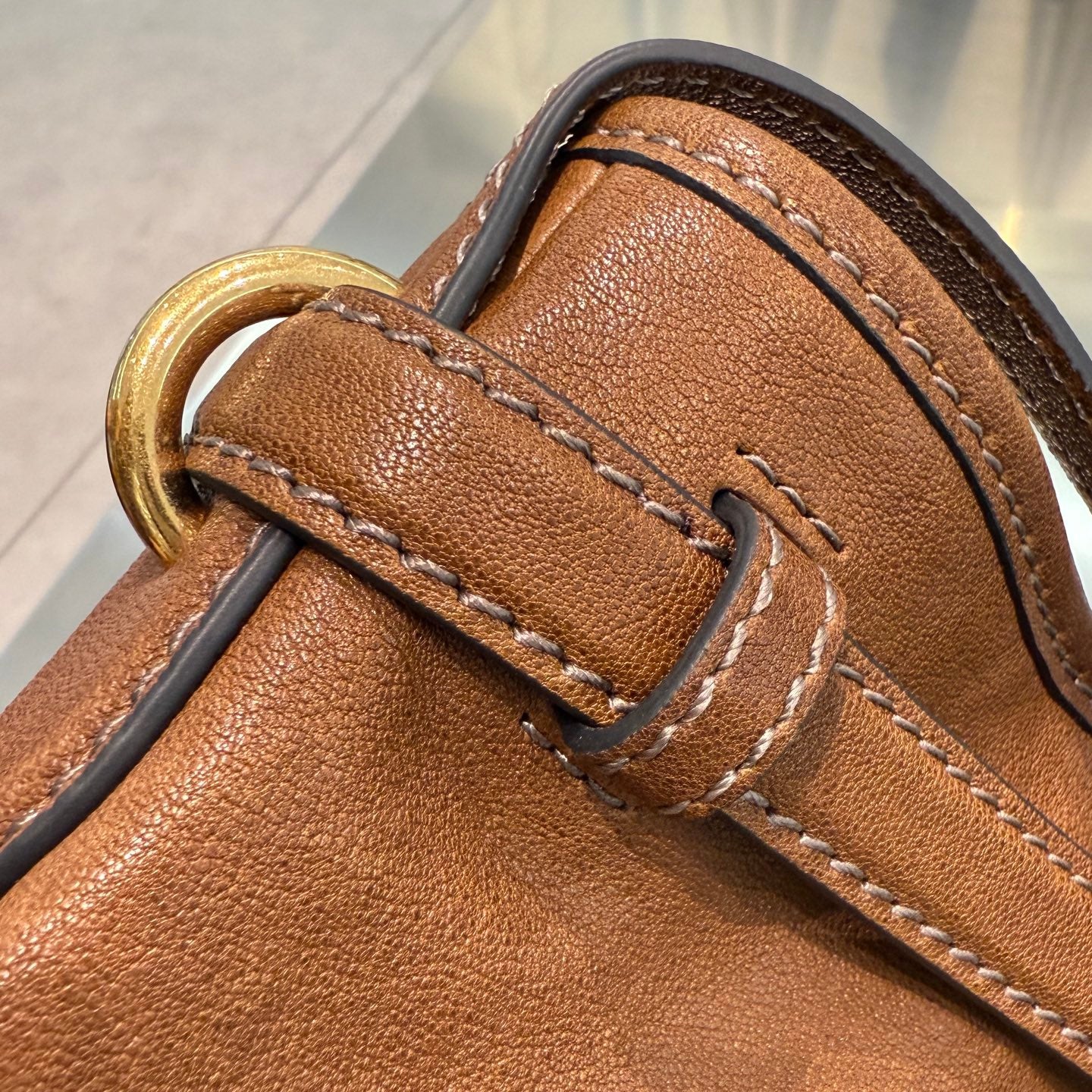 MIU M NAPPA LEATHER POUCH