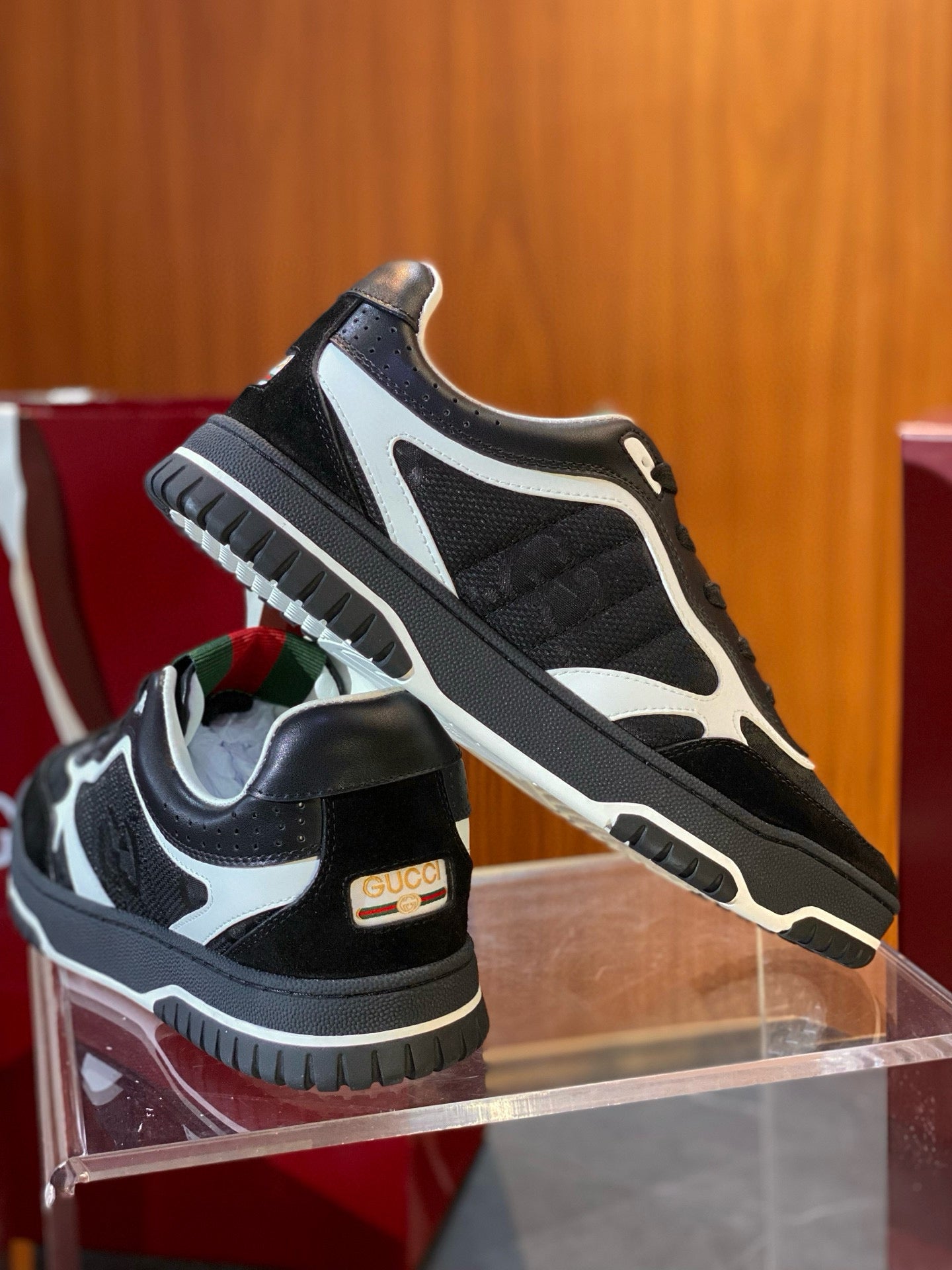 GG RE WEB SNEAKERS