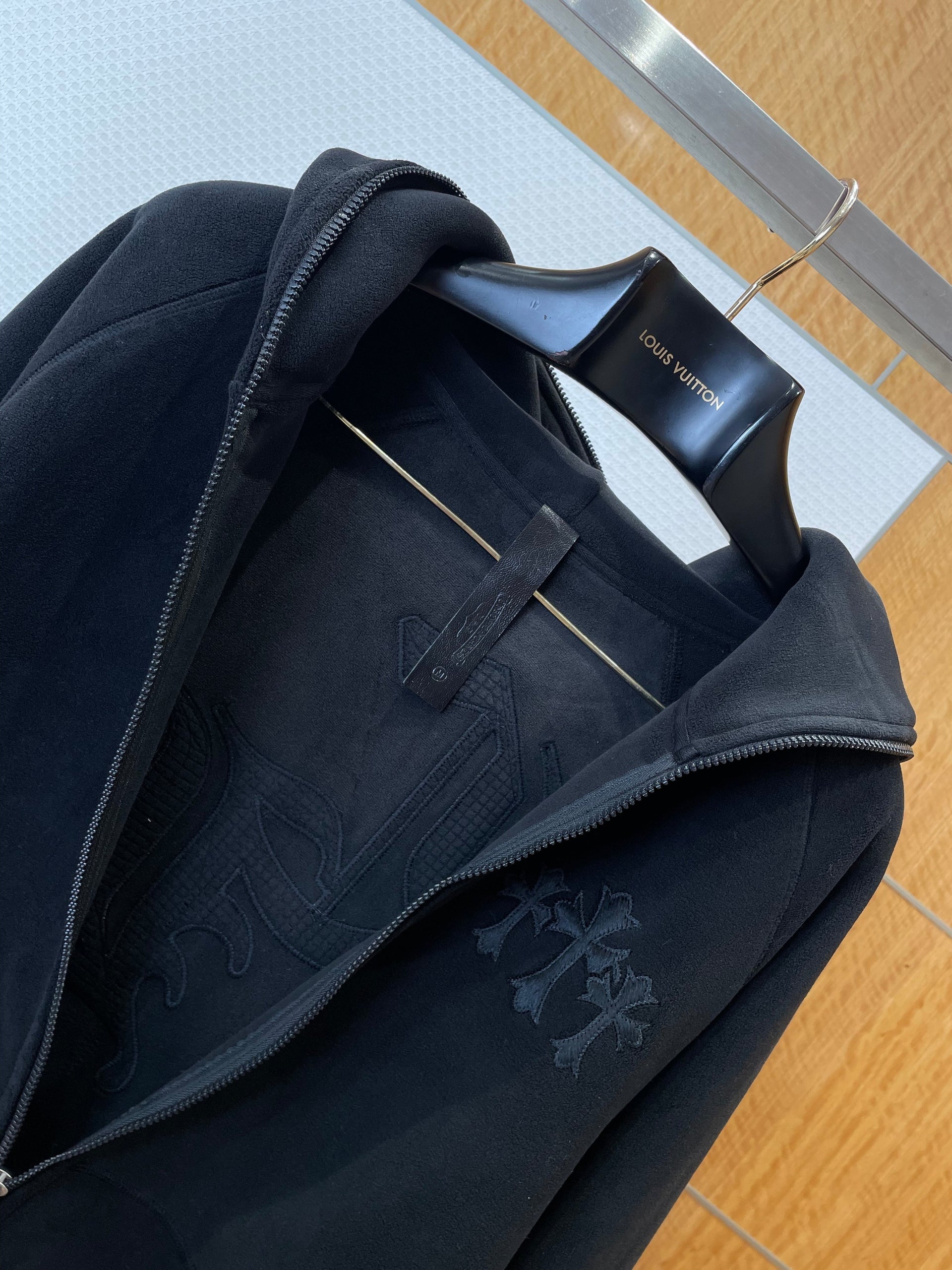 CHROME H HOODED JACKET