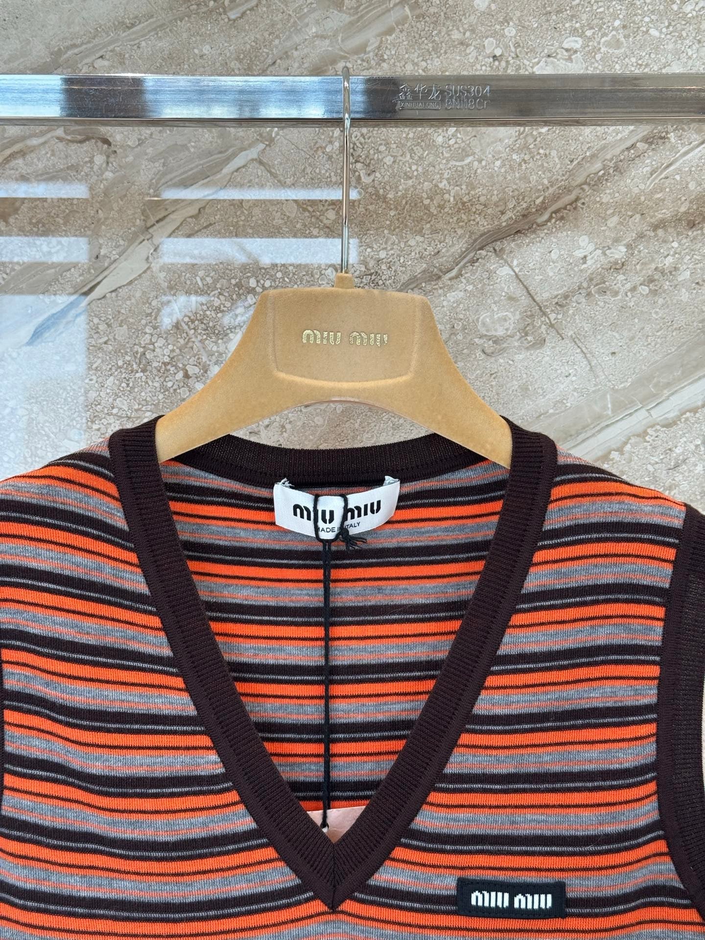 MIU M KNITTED VEST