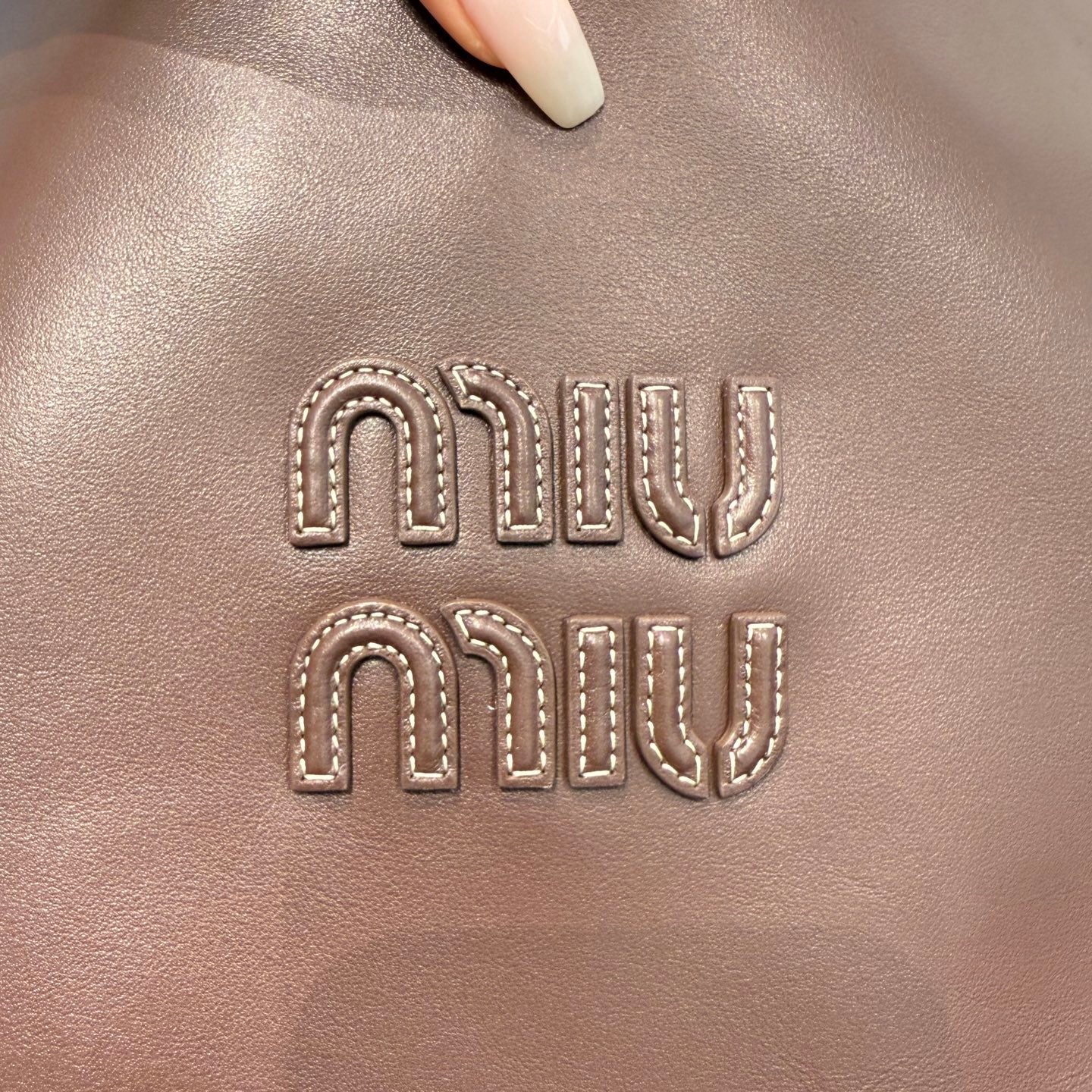 MIU M IVY LEATHER BAG