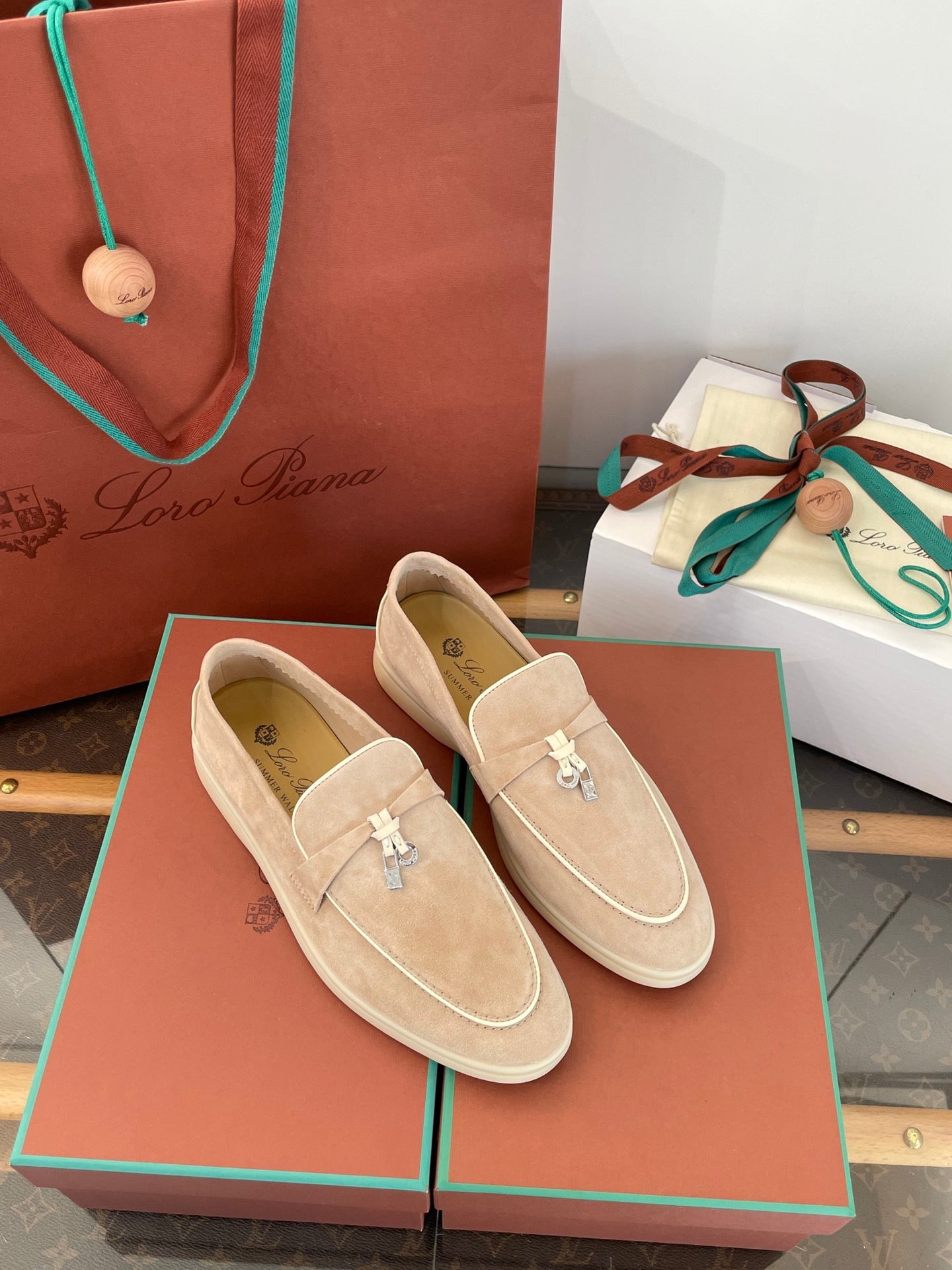 LORO P SUMMER CHARMS LOAFERS