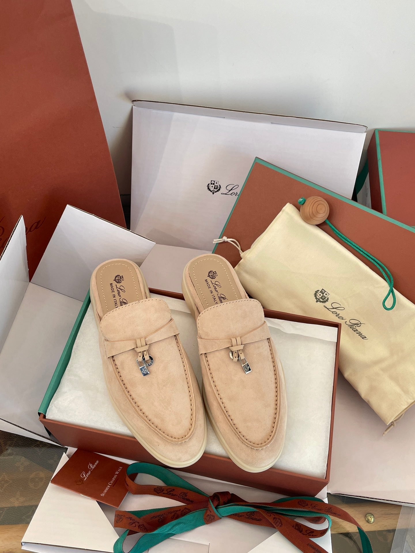LORO P SUMMER CHARMS LOAFERS