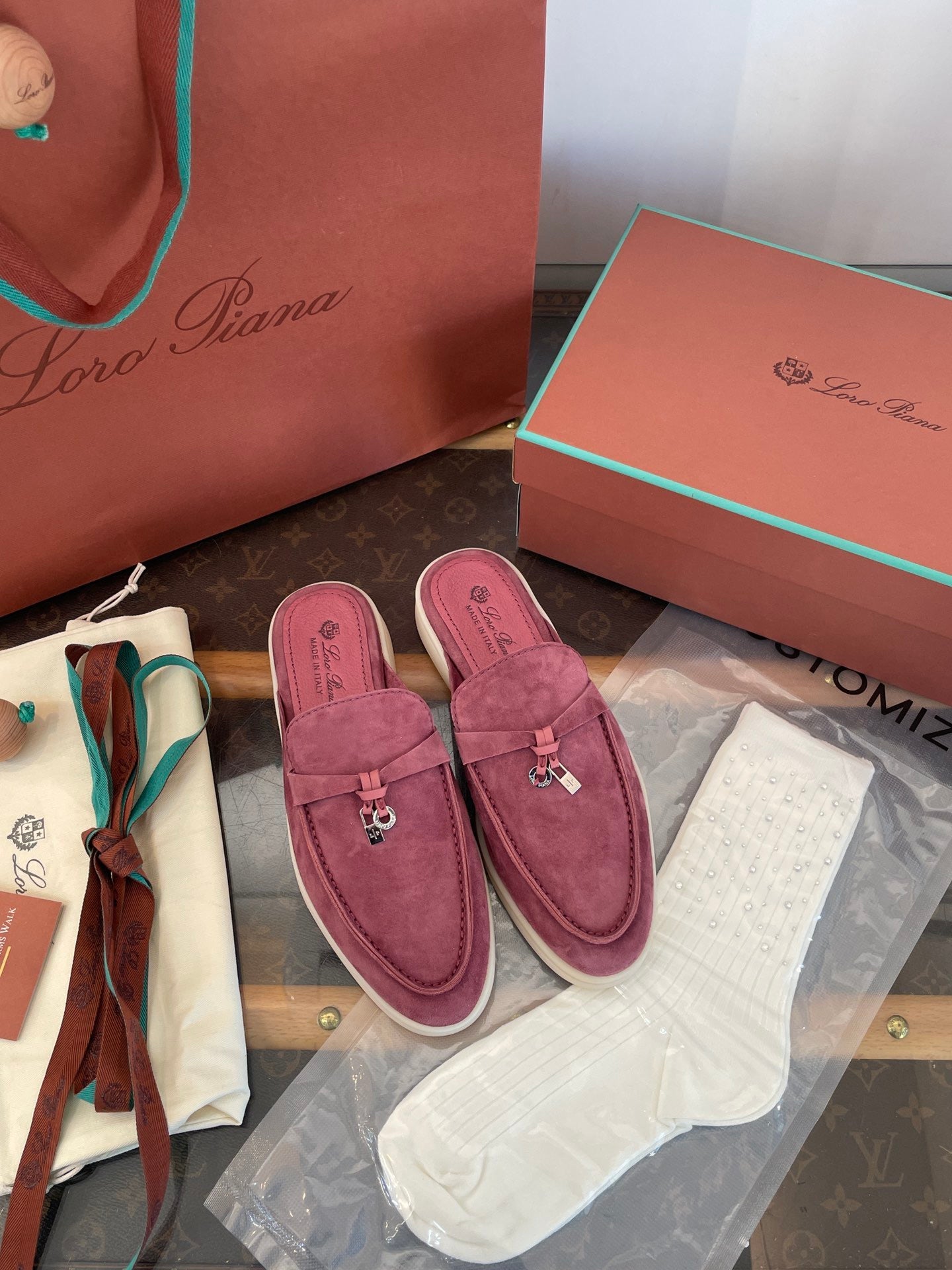 LORO P SUMMER CHARMS LOAFERS