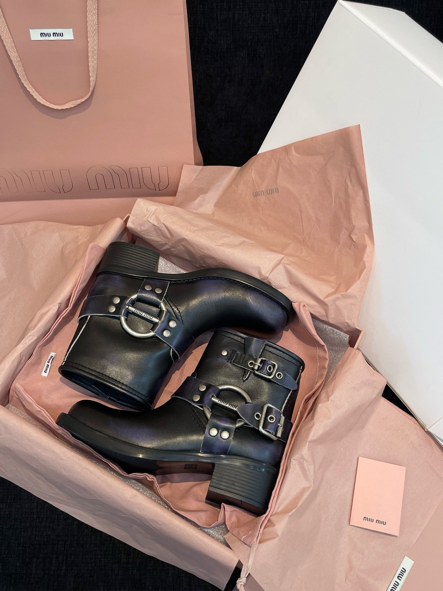 MIU M BOOTS