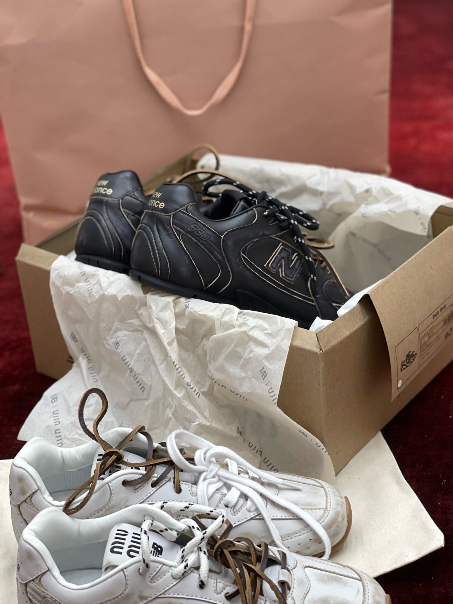 MIU M x NEW BALANCE TRAINERS
