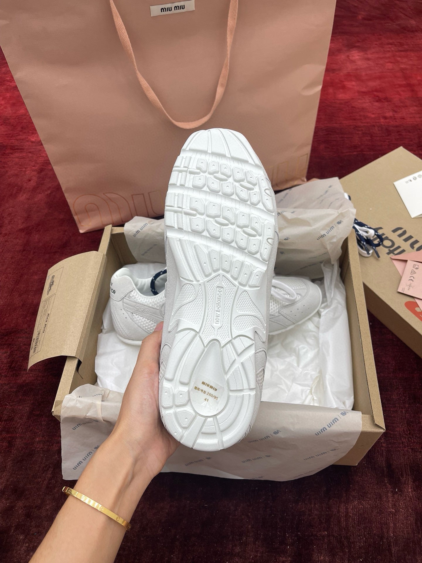 MIU M x NEW BALANCE TRAINERS