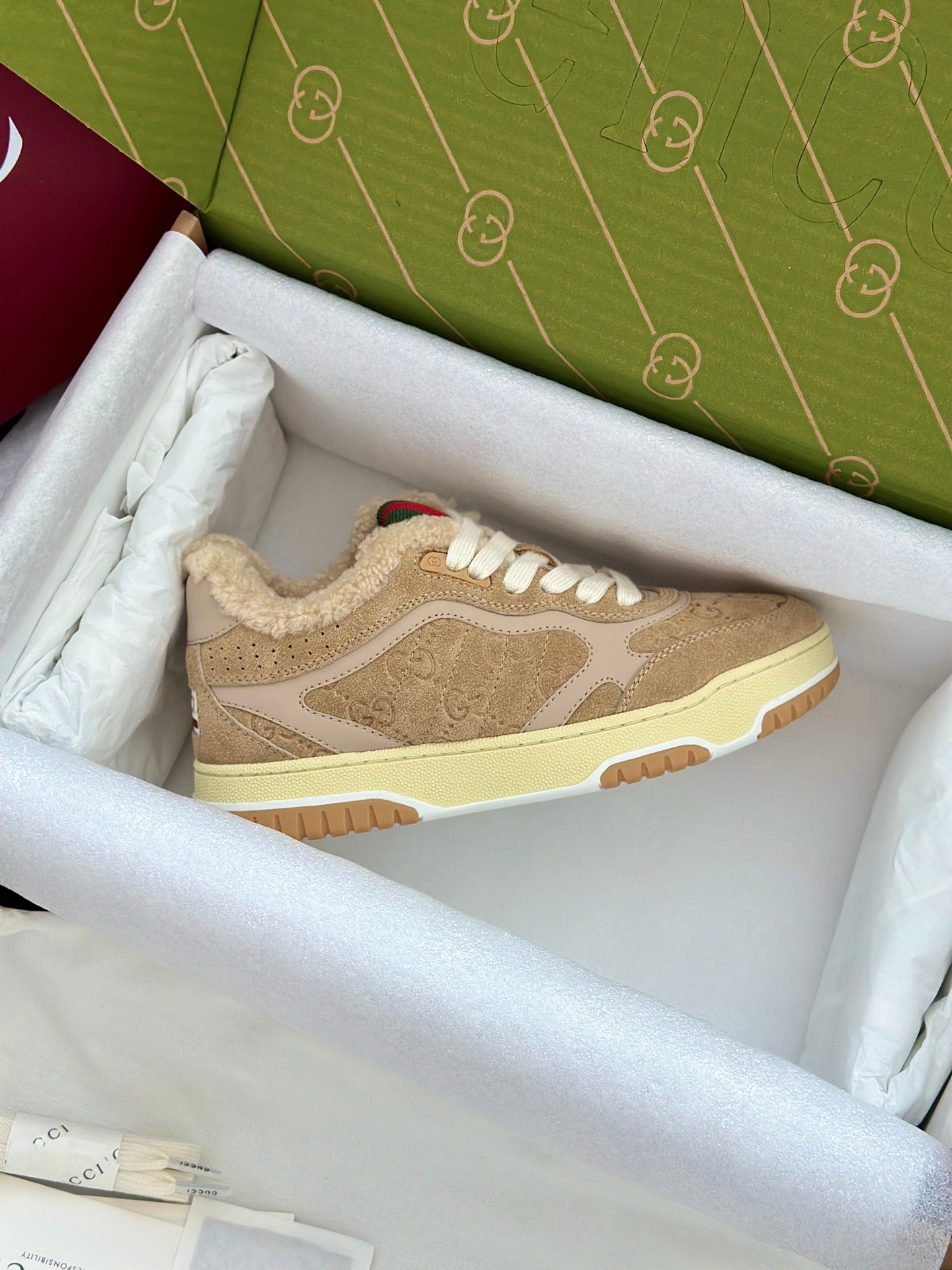 GG RE WEB SNEAKER