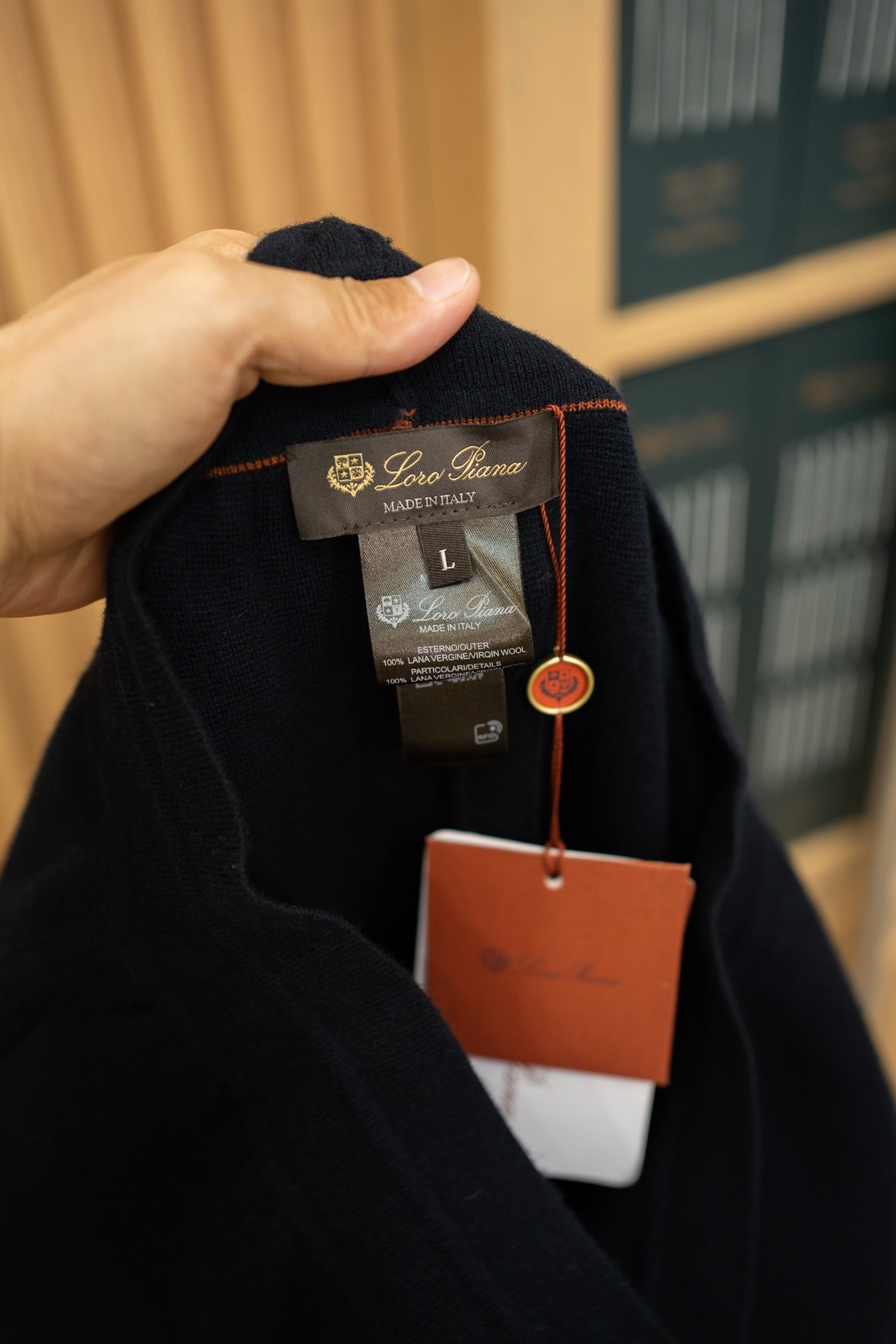 LORO P MERINO WOOL TROUSERS