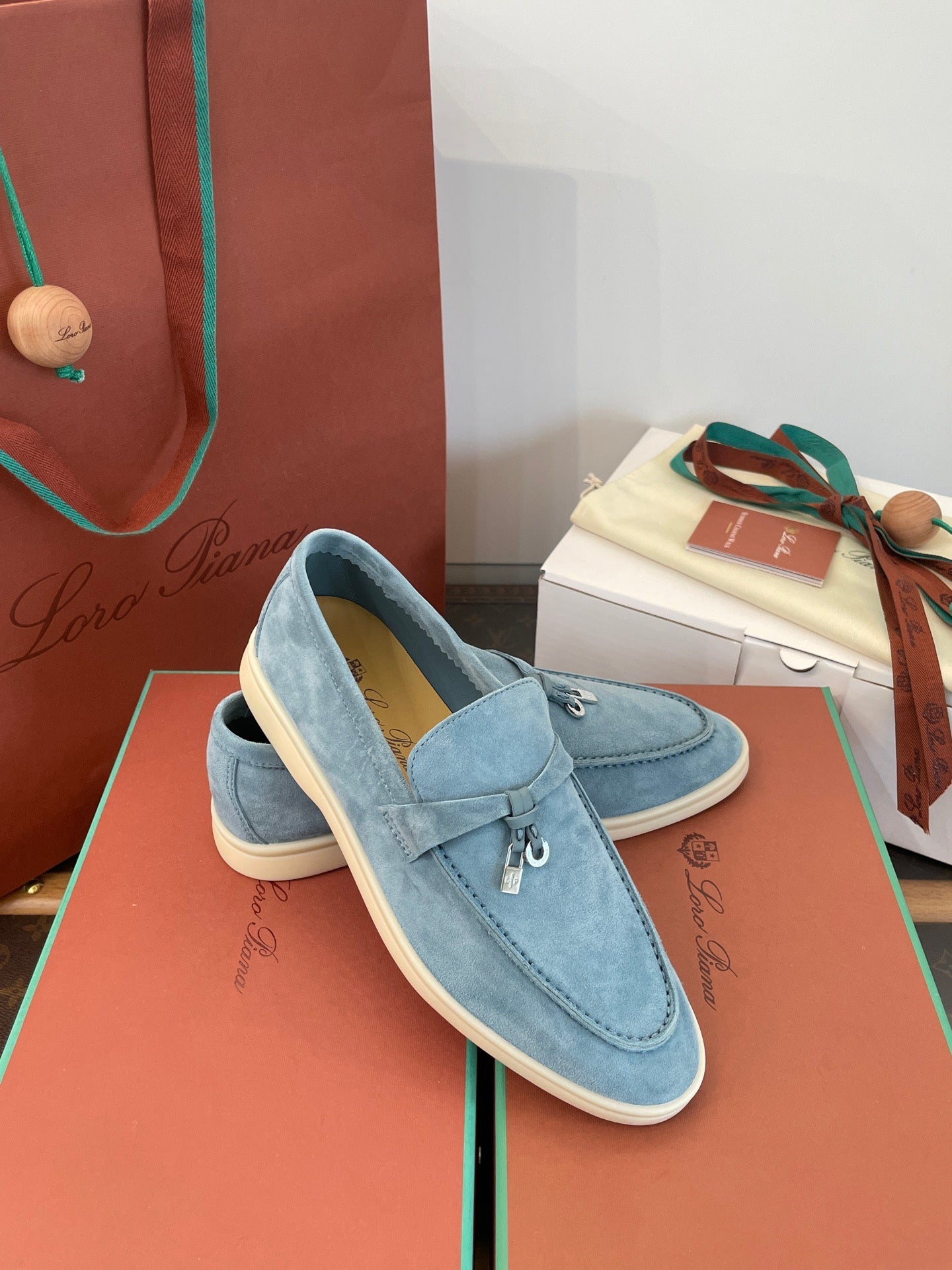 LORO P SUMMER CHARMS LOAFERS