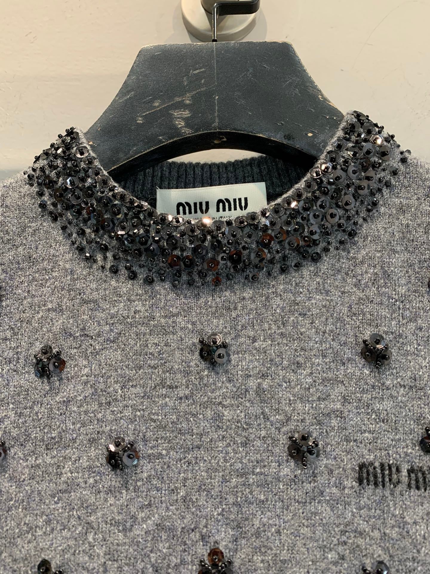 MIU M KNITTED VEST