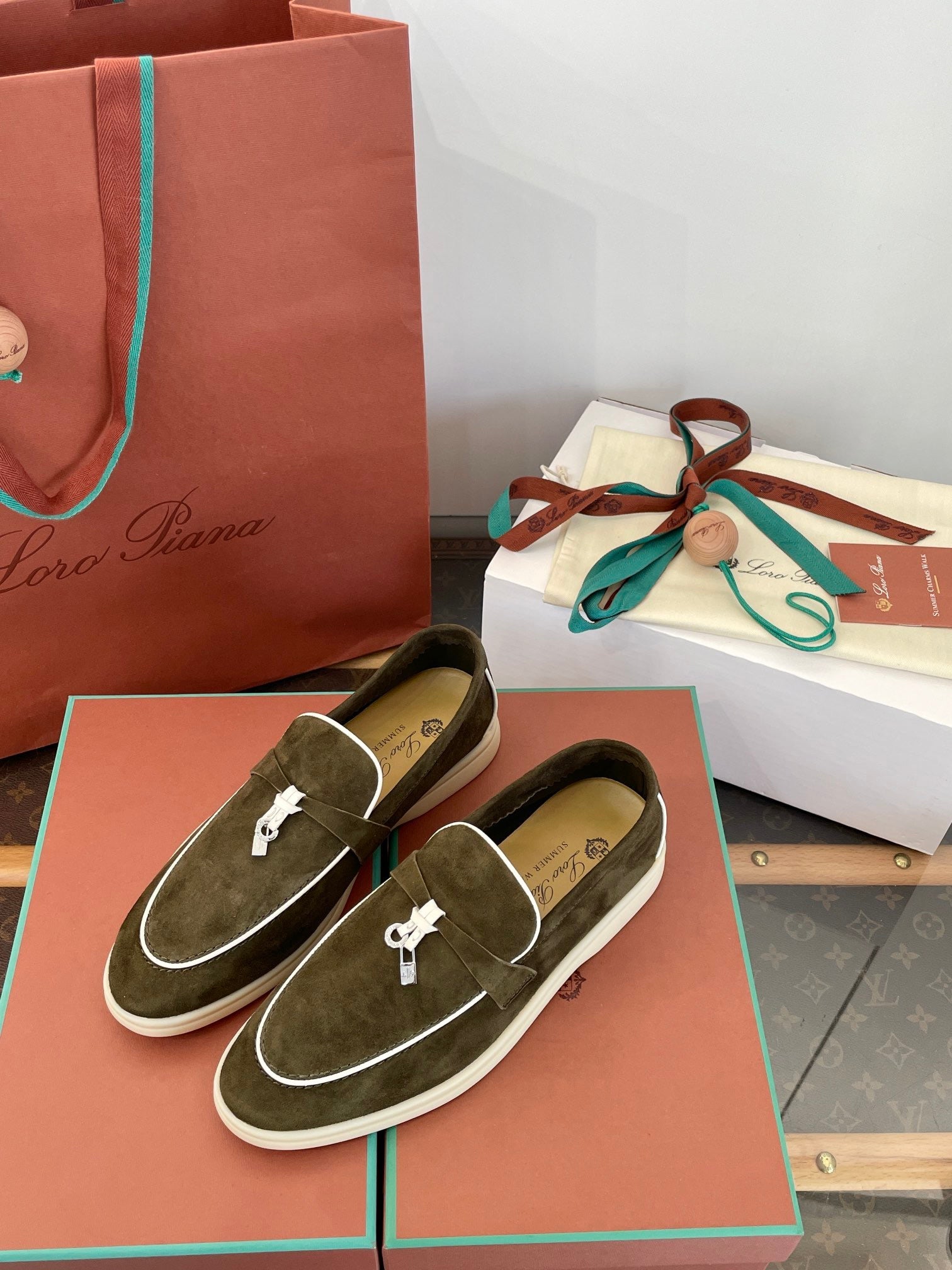 LORO P SUMMER CHARMS LOAFERS
