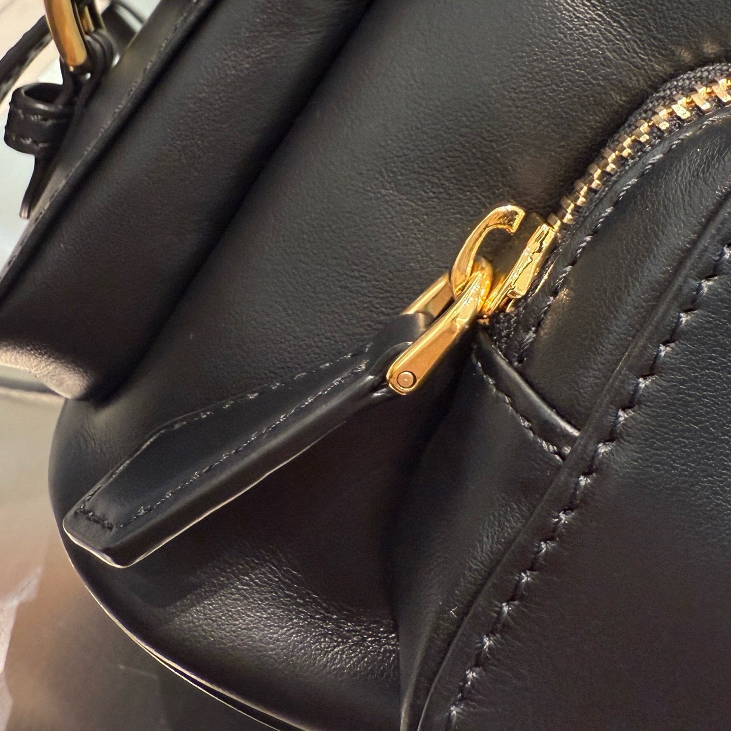 MIU M LEATHER BACKPACK