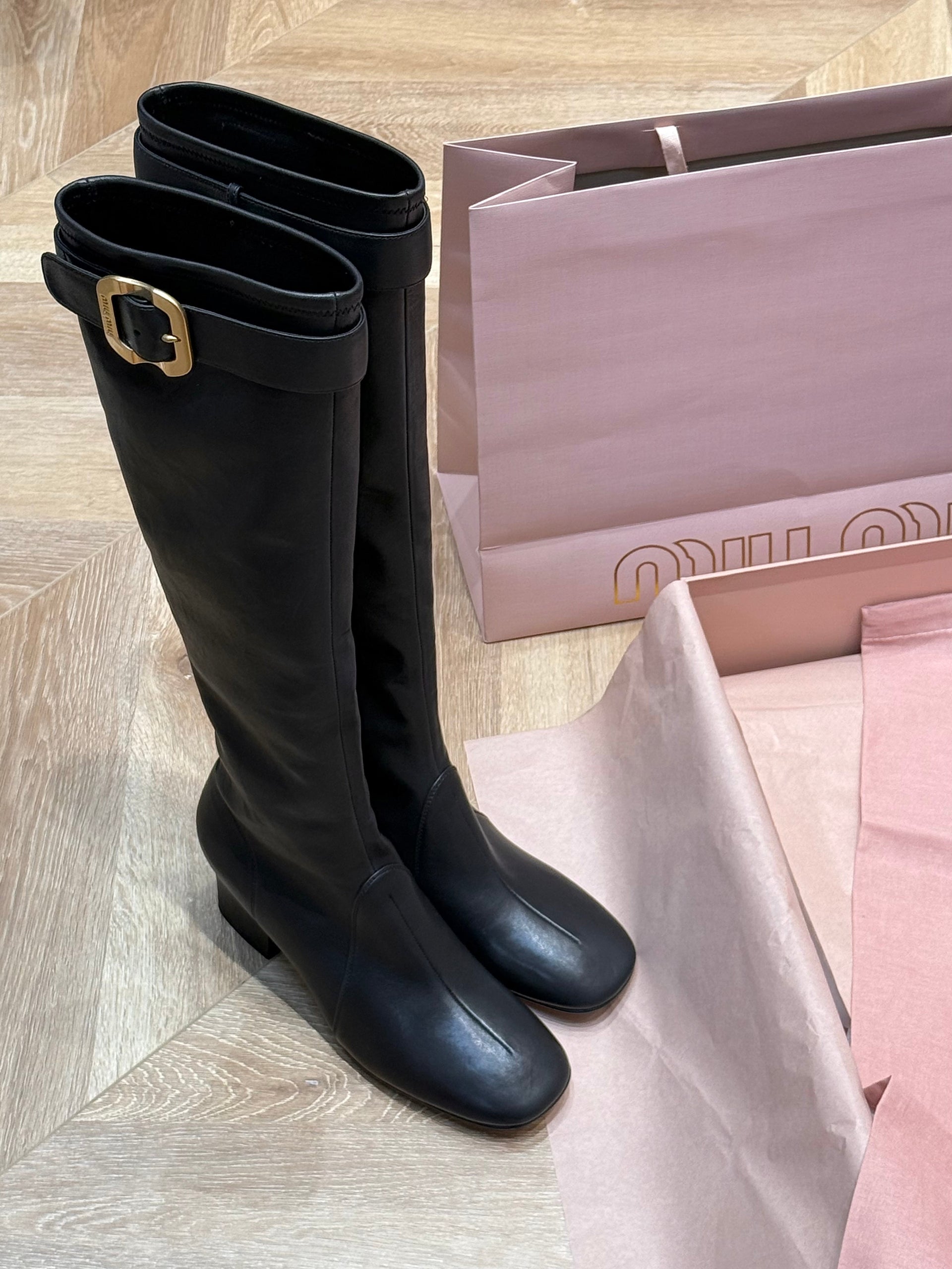 MIU M BOOTS