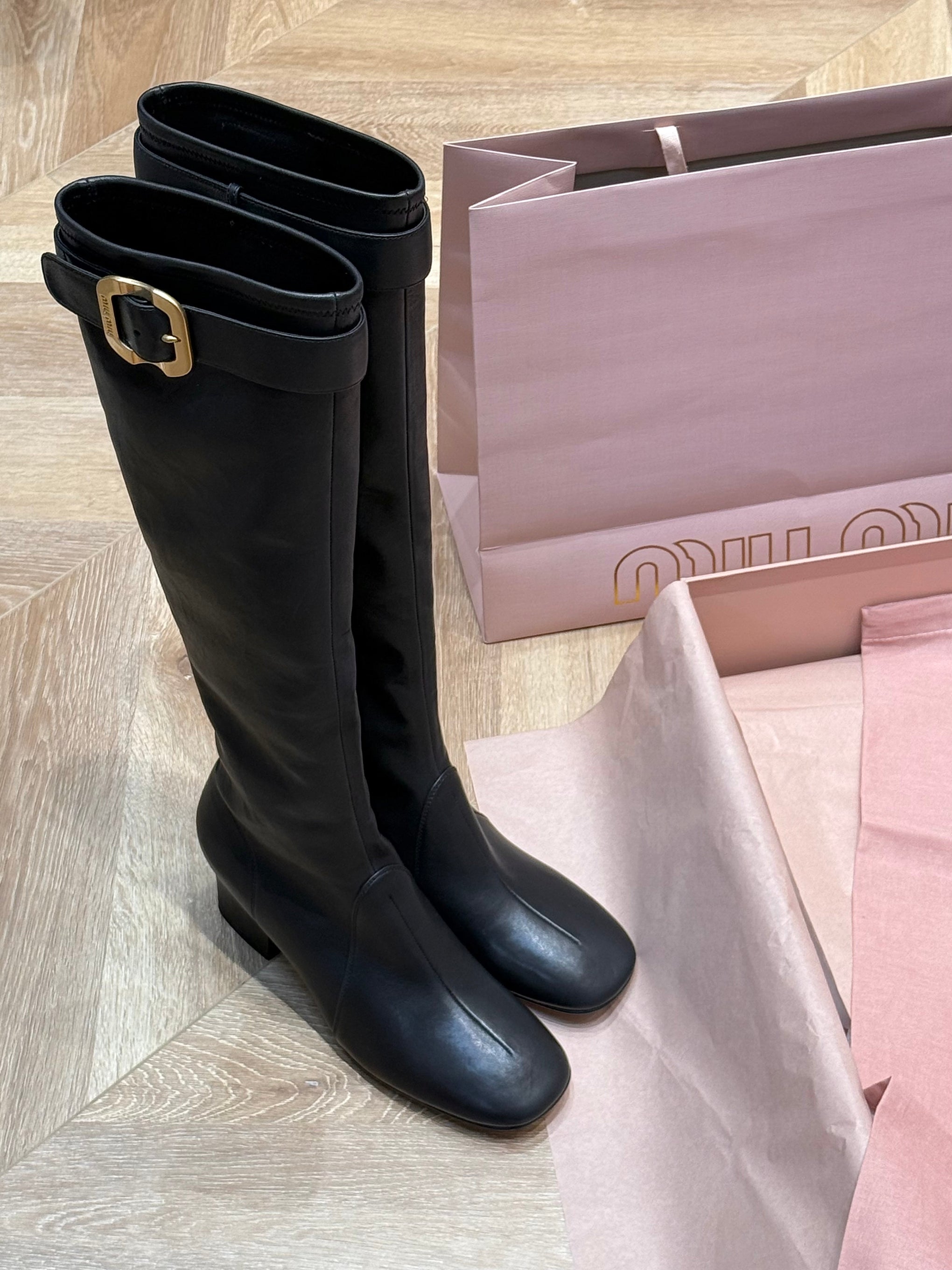 MIU M BOOTS