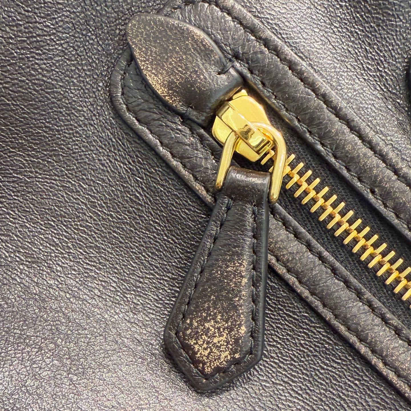 MIU M NAPPA LEATHER TOP HANDLE BAG