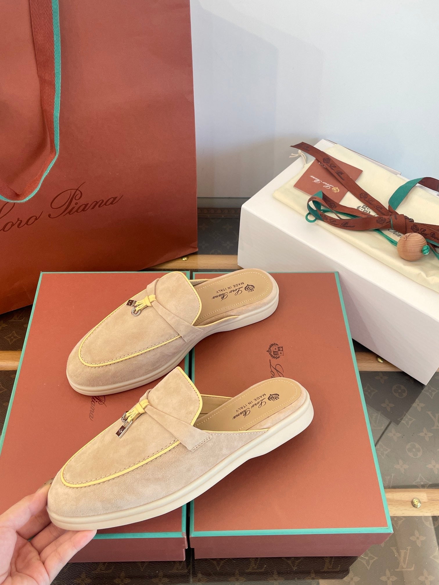 LORO P SUMMER CHARMS LOAFERS