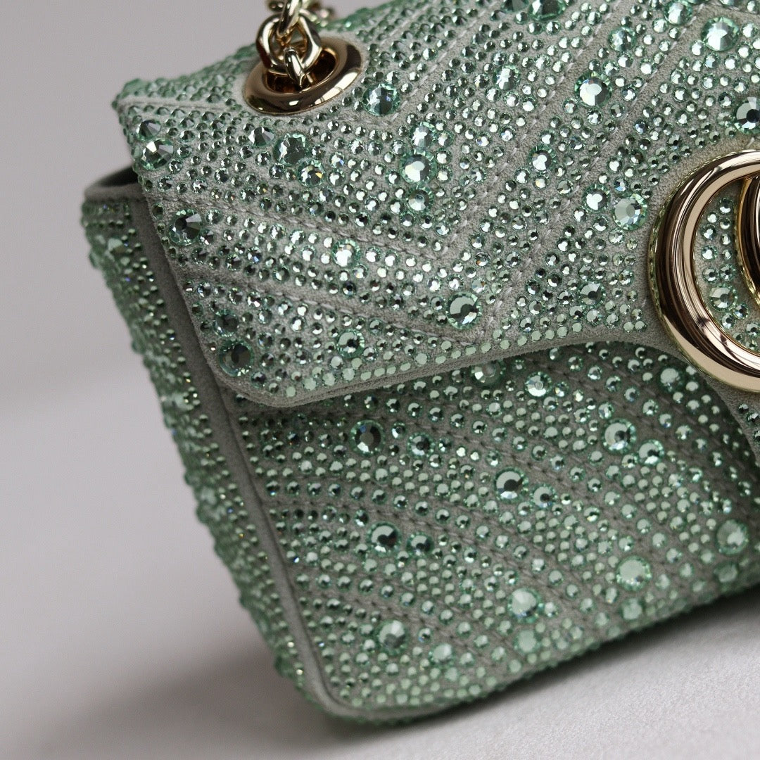 GG MARMONT CRYSTALS SMALL BAG