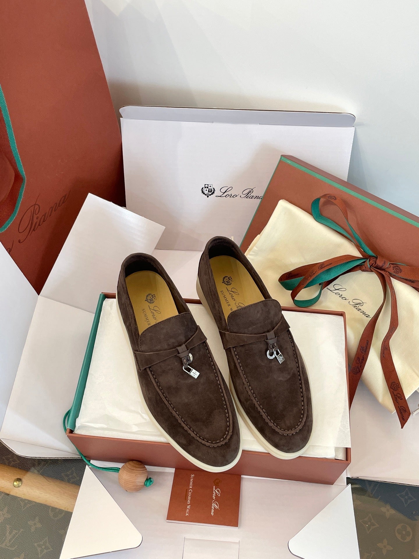 LORO P SUMMER CHARMS LOAFERS