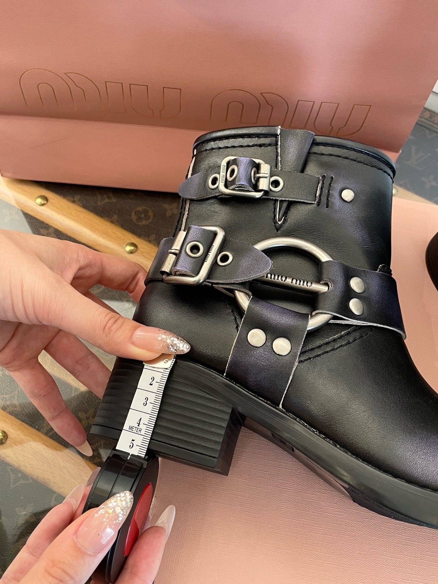 MIU M BOOTS