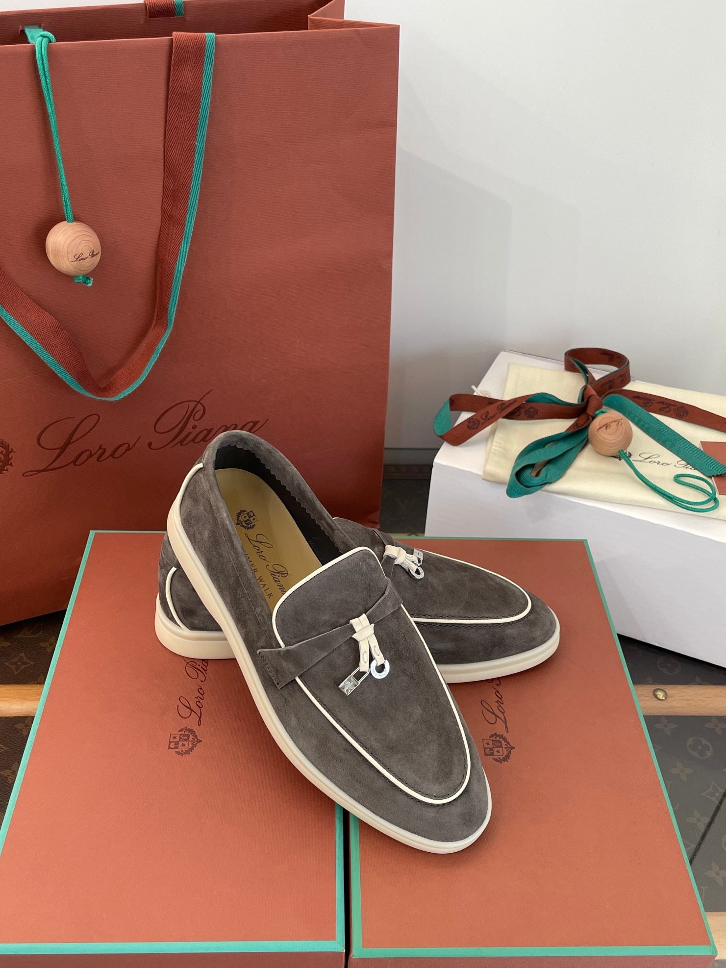 LORO P SUMMER CHARMS LOAFERS