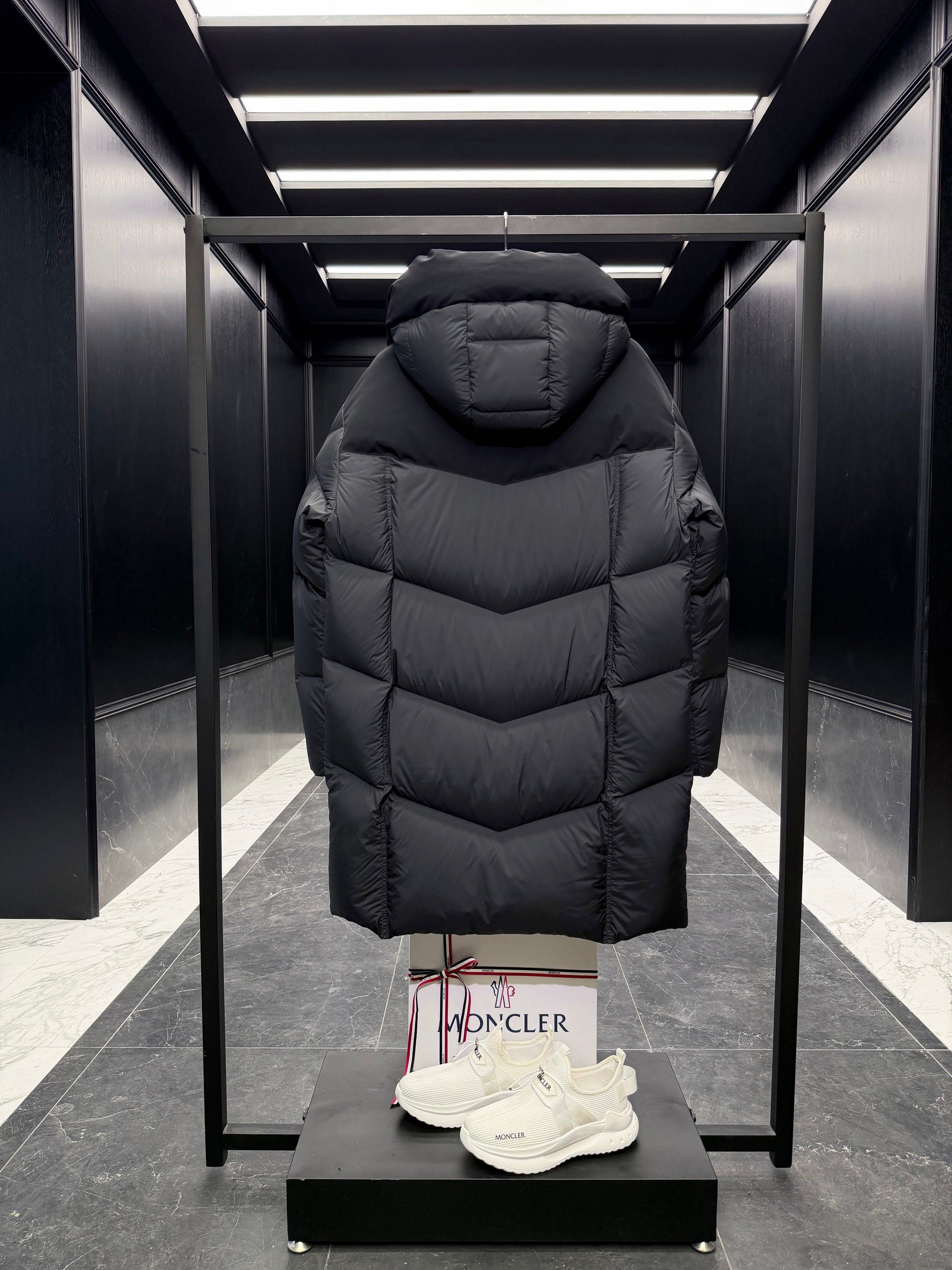 MONC MATT BLACK COAT
