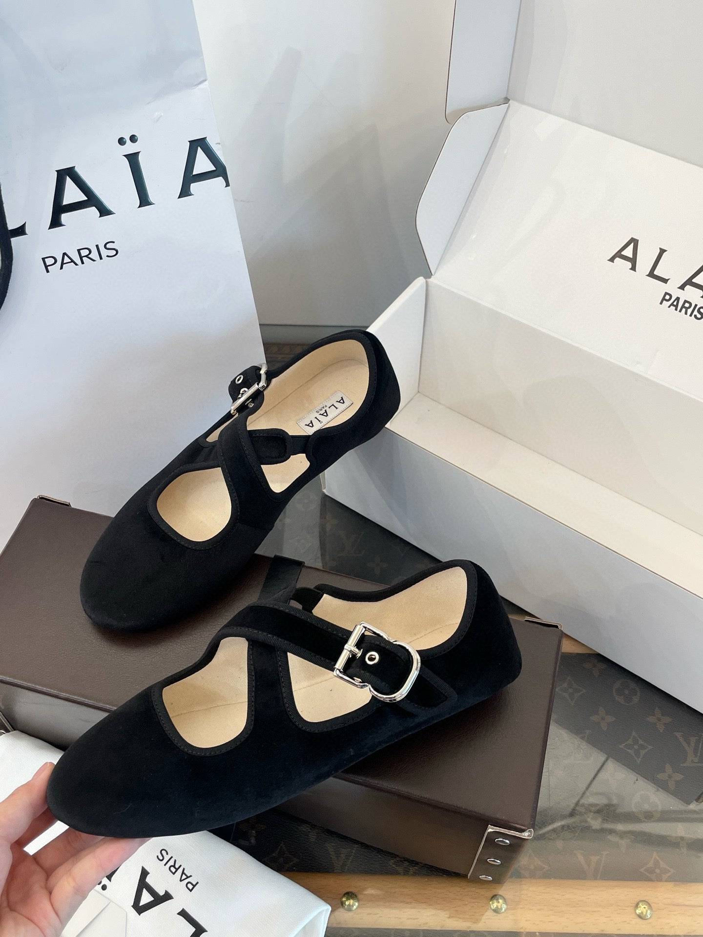 ALAIA BALLET FLATS