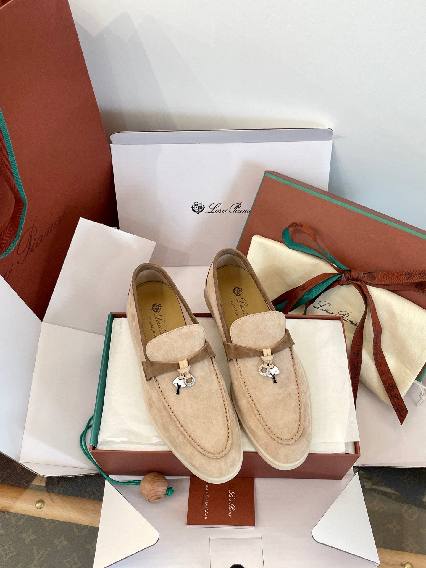 LORO P SUMMER CHARMS LOAFERS