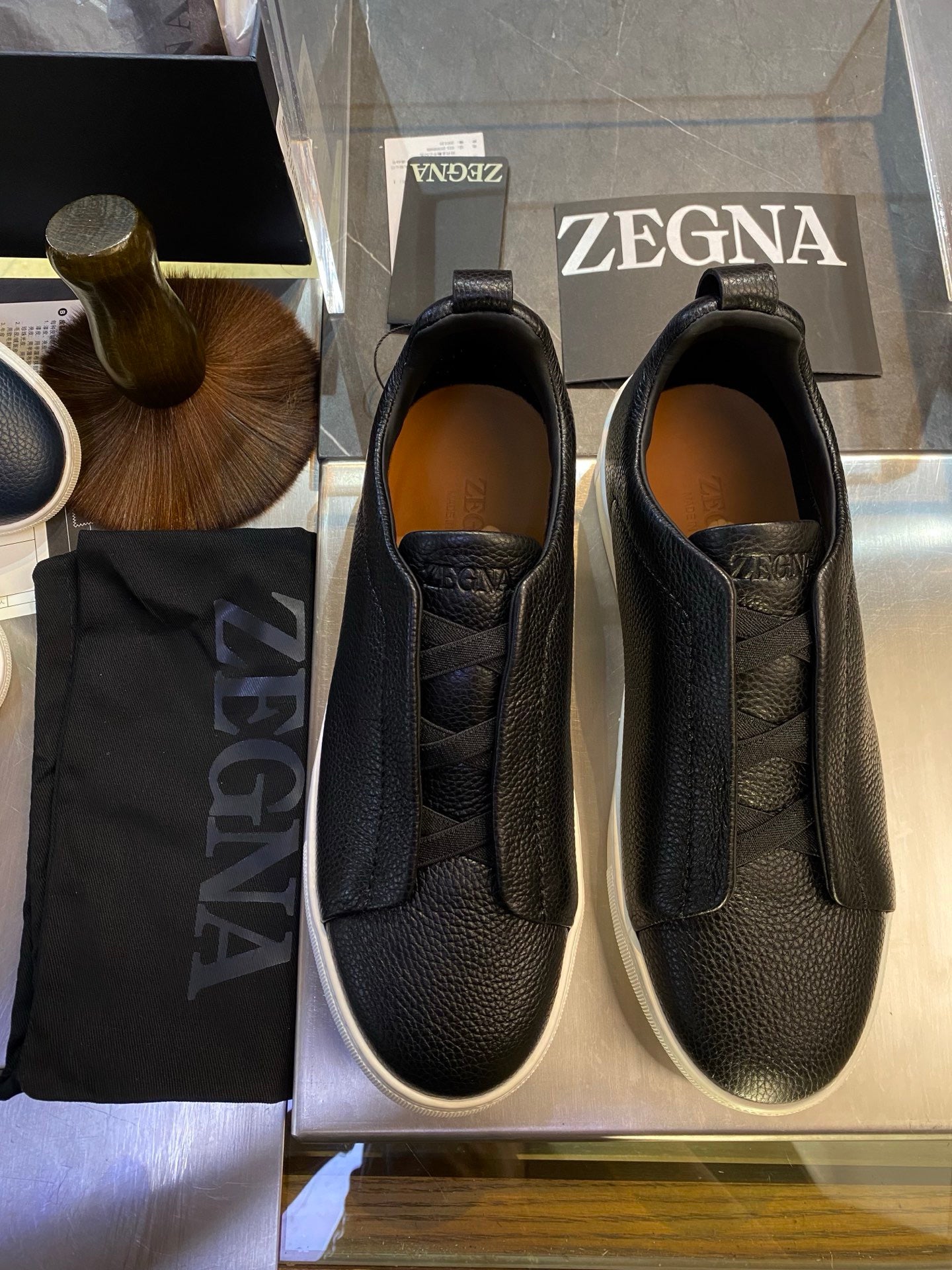 ZEGN TRIPLE STITCH SNEAKER