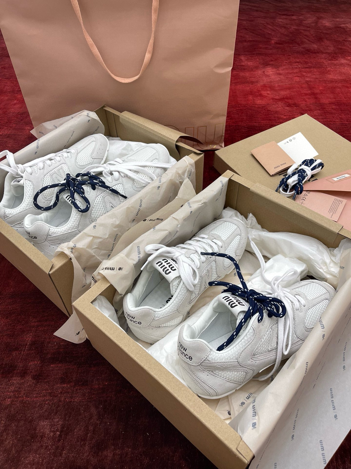 MIU M x NEW BALANCE TRAINERS