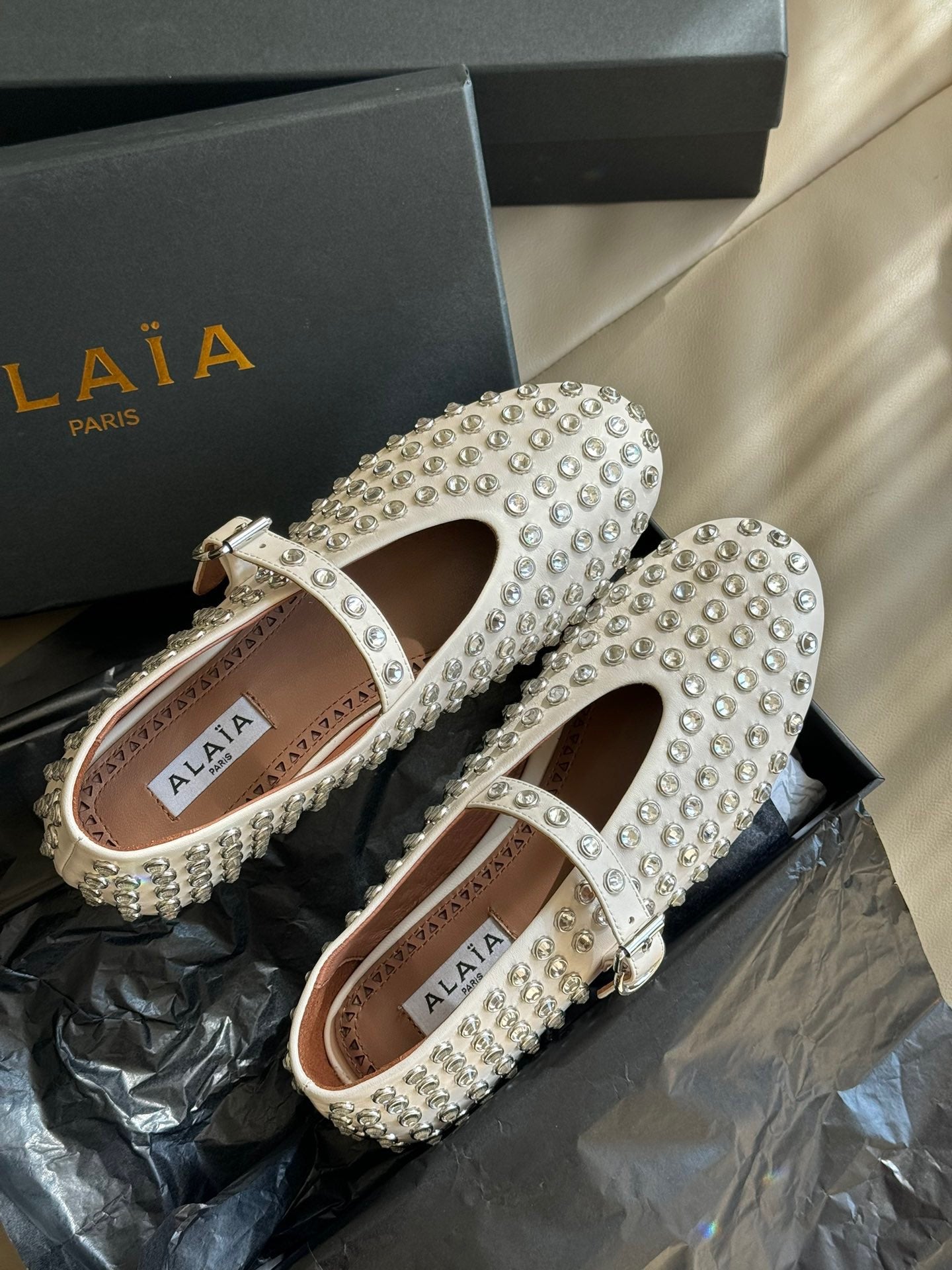 ALAIA BALLET FLATS