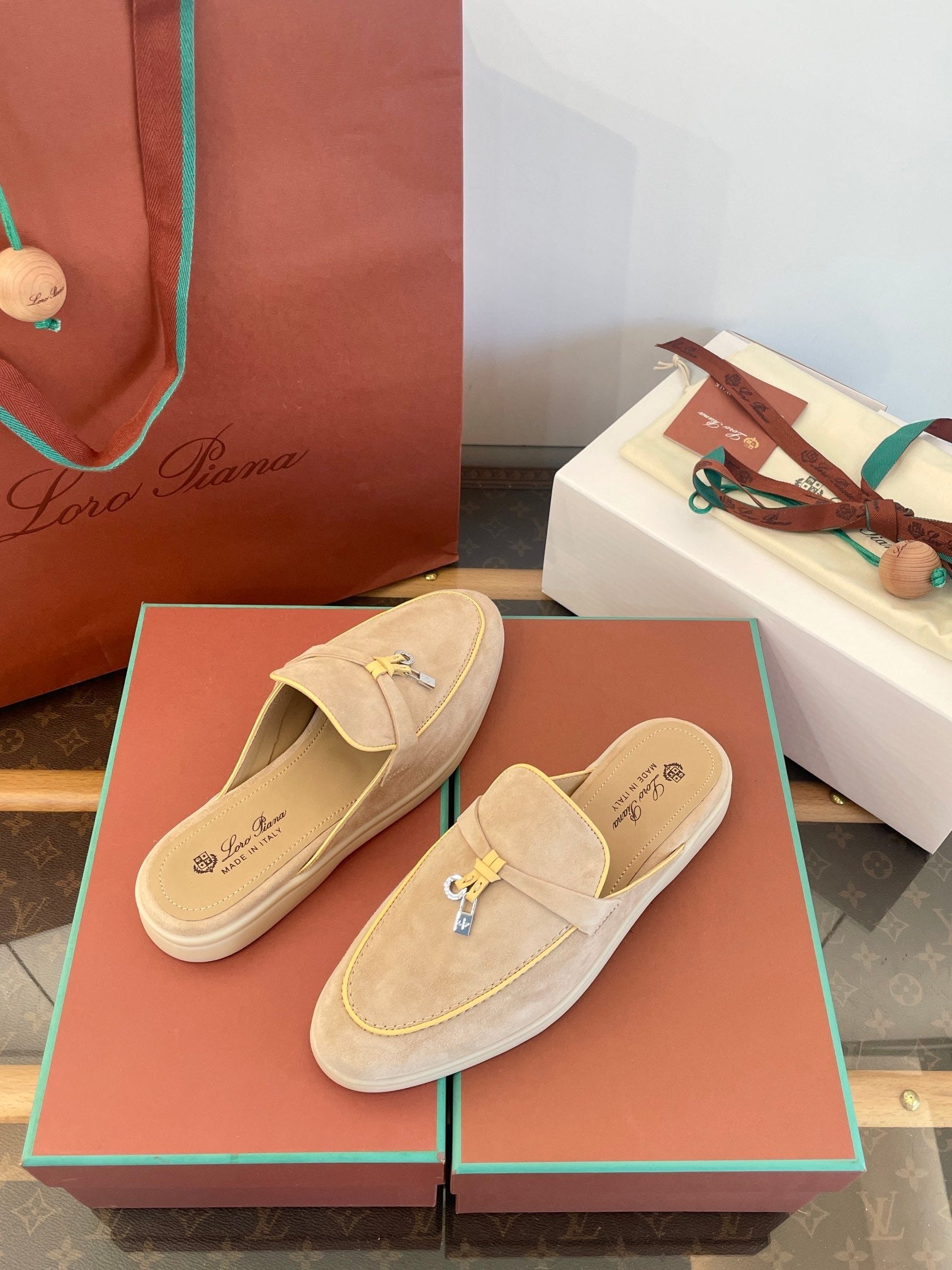 LORO P SUMMER CHARMS LOAFERS