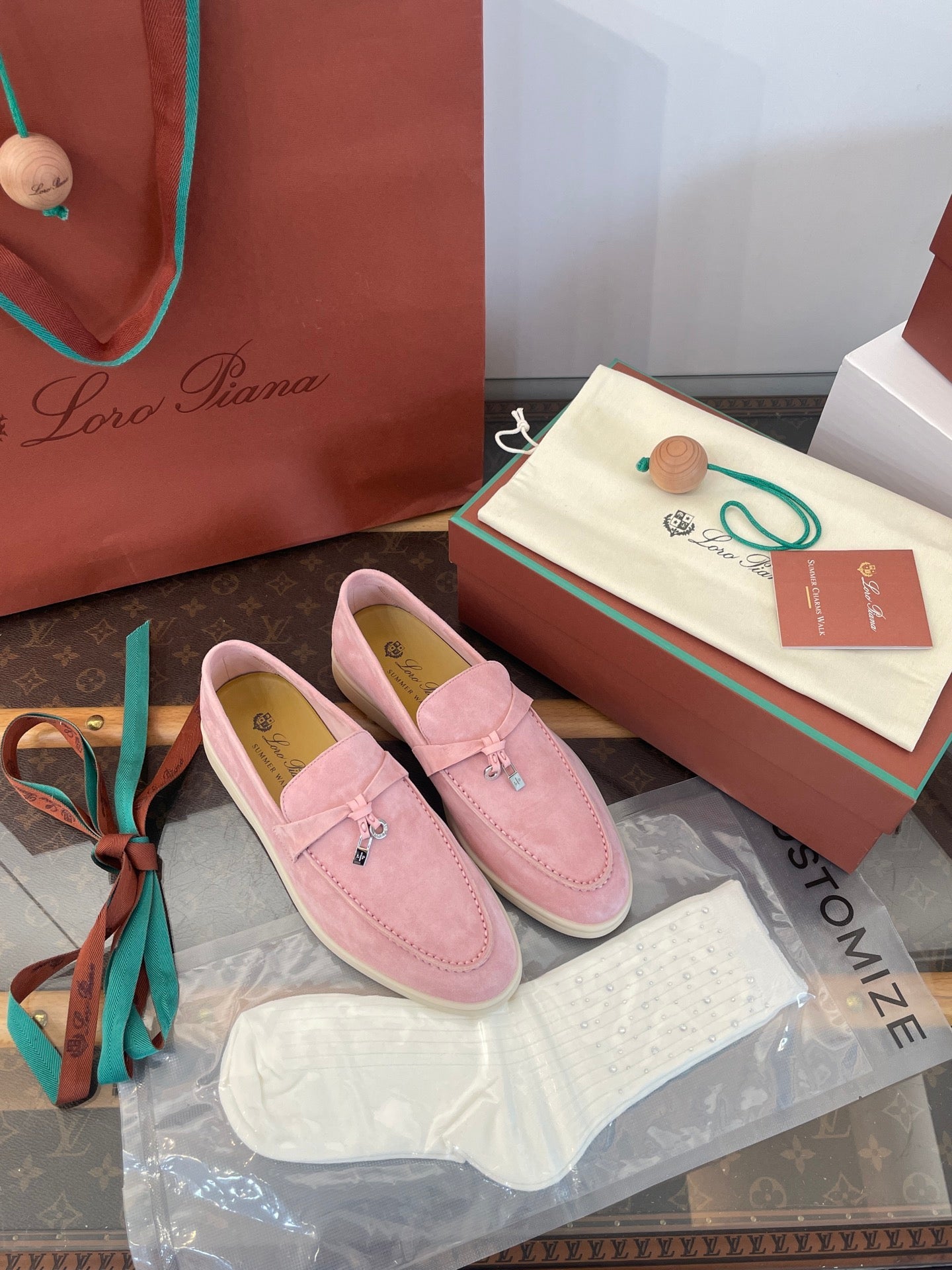 LORO P SUMMER CHARMS LOAFERS