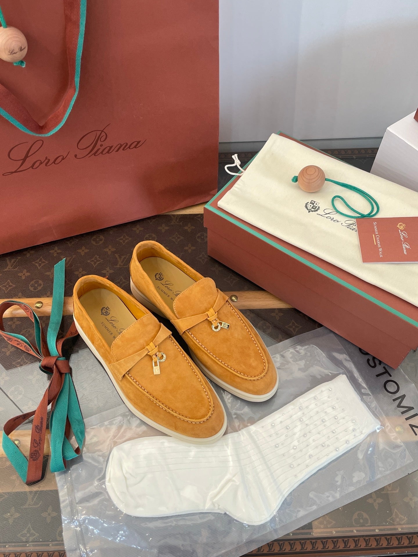 LORO P SUMMER CHARMS LOAFERS