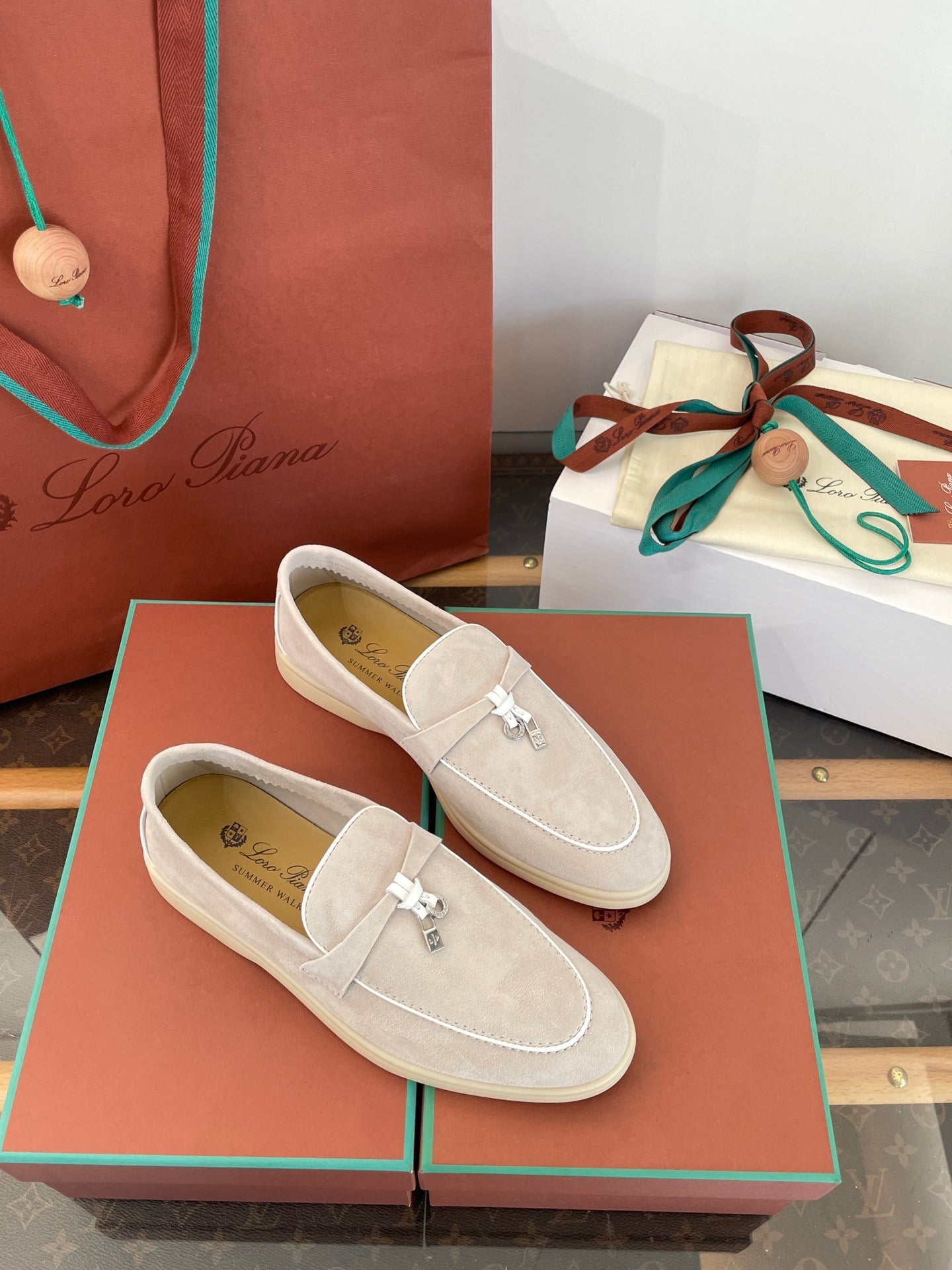 LORO P SUMMER CHARMS LOAFERS