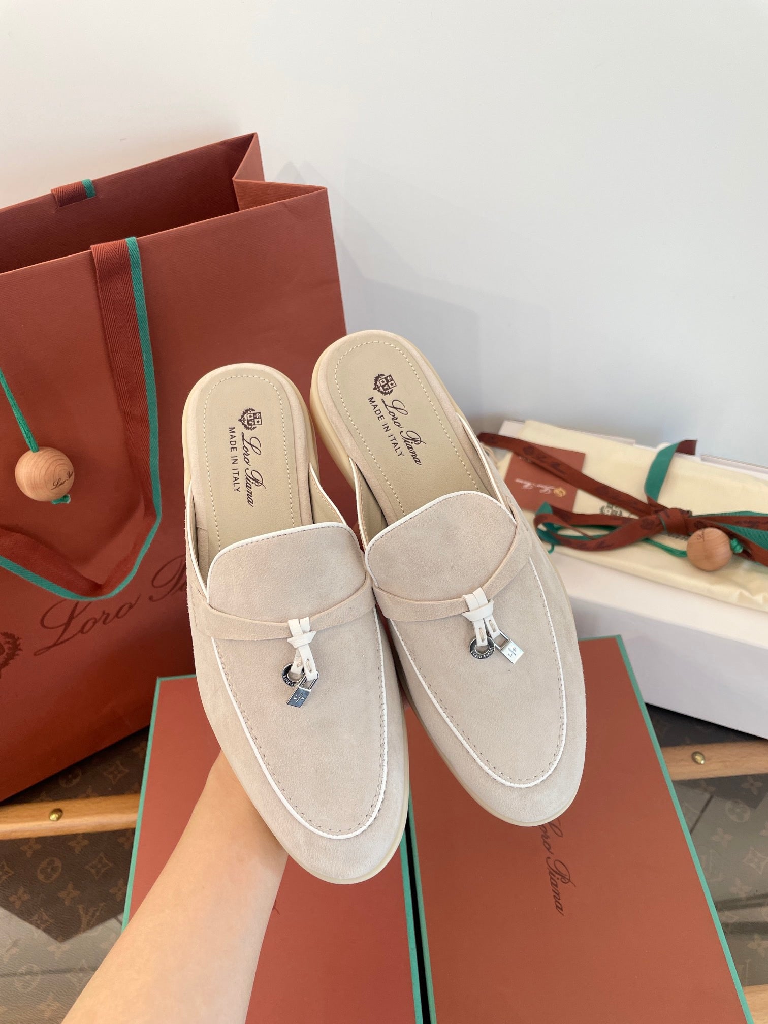 LORO P SUMMER CHARMS LOAFERS